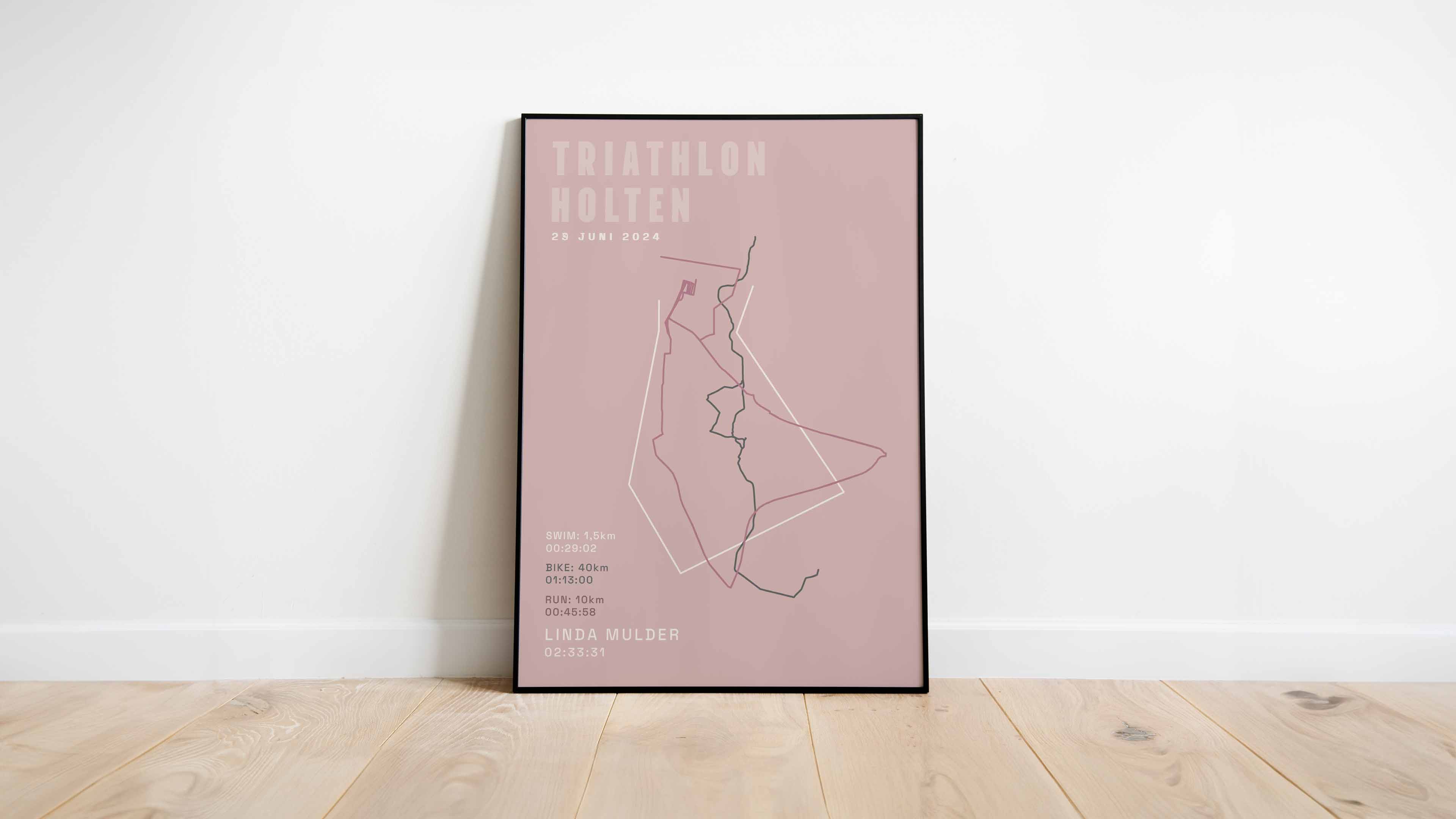 Triathlon Holten 2024 - Classic Solid - Poster