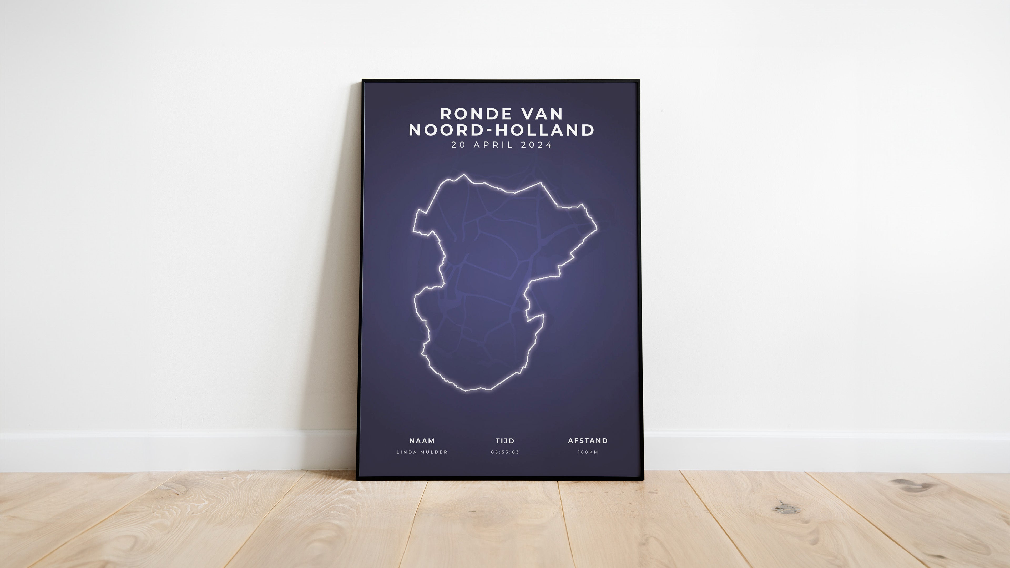 Ronde van Noord-Holland - Modern Citymap - Poster