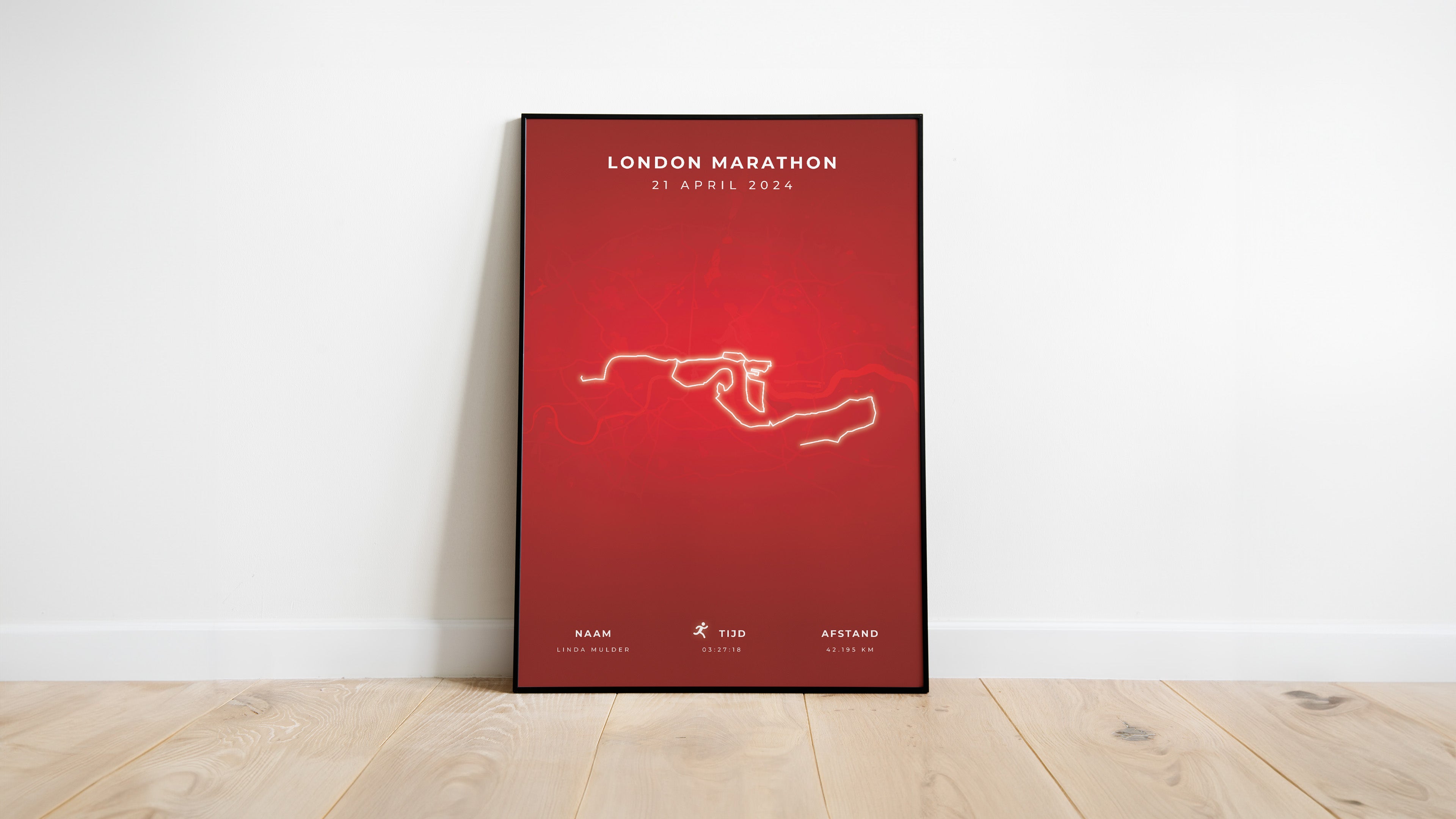 London Marathon 2025 - Modern Citymap - Poster