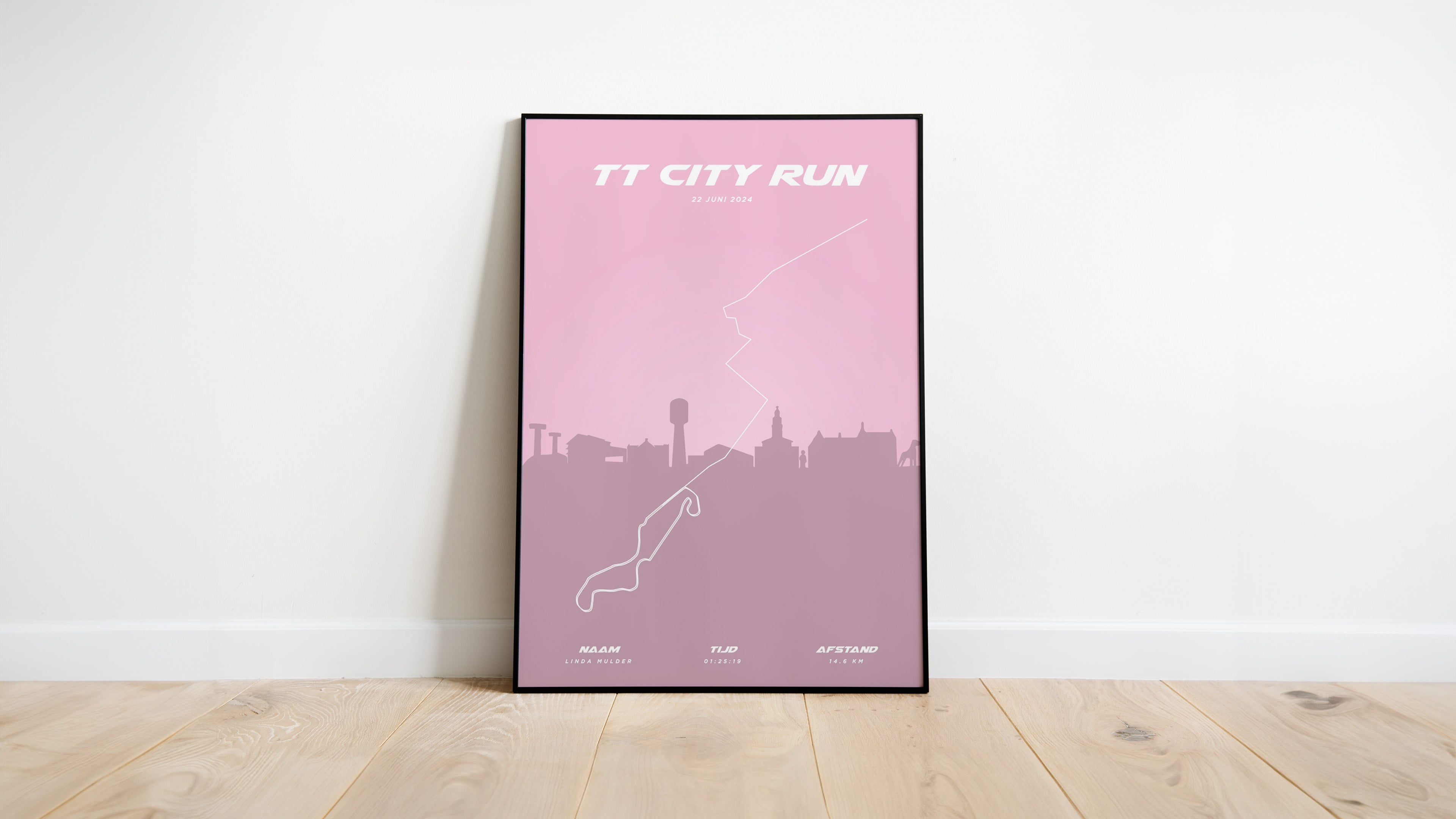 TT City Run - Pastel Skyline - Poster
