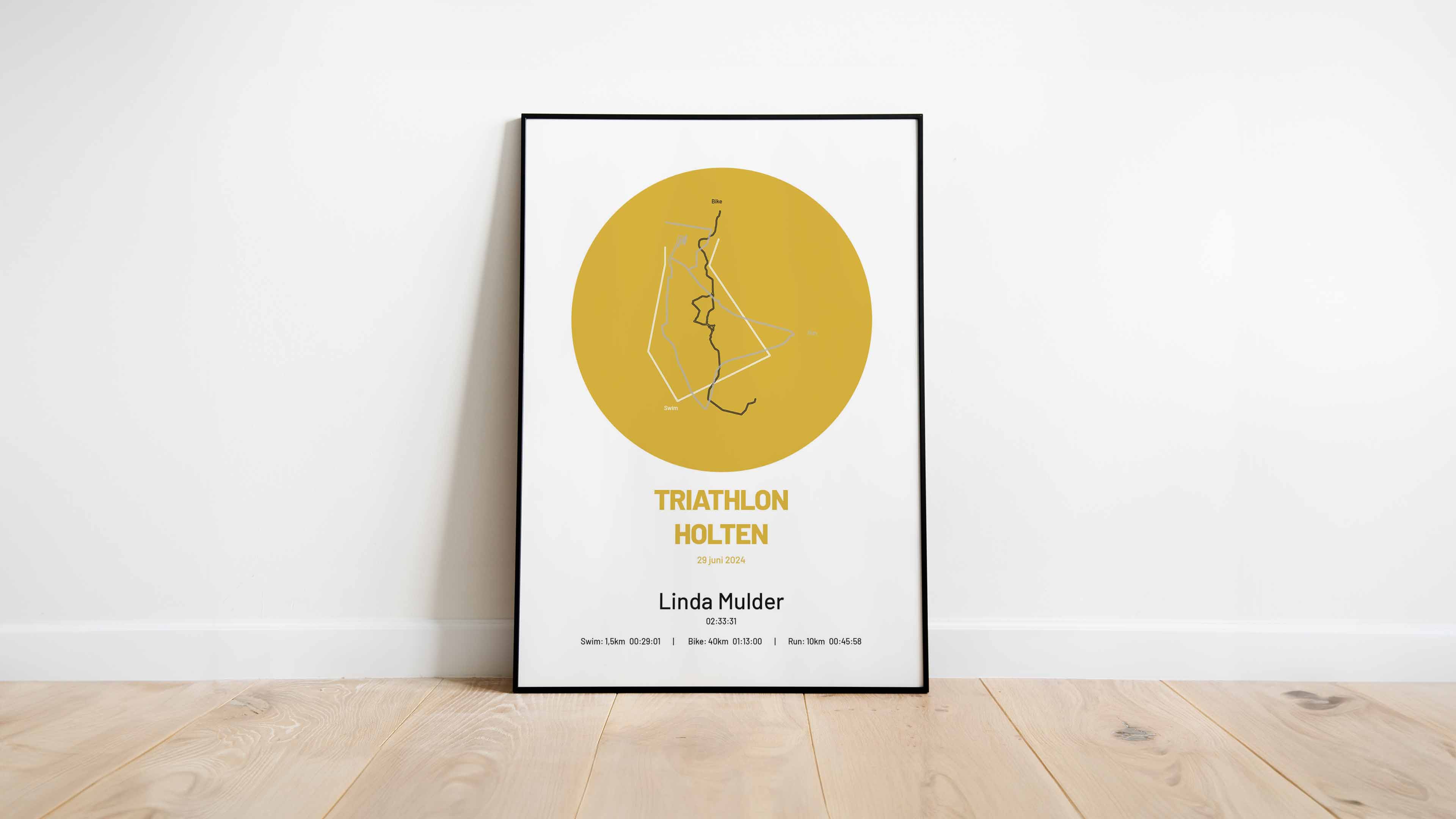 Triathlon Holten - Simply Stylish - Poster
