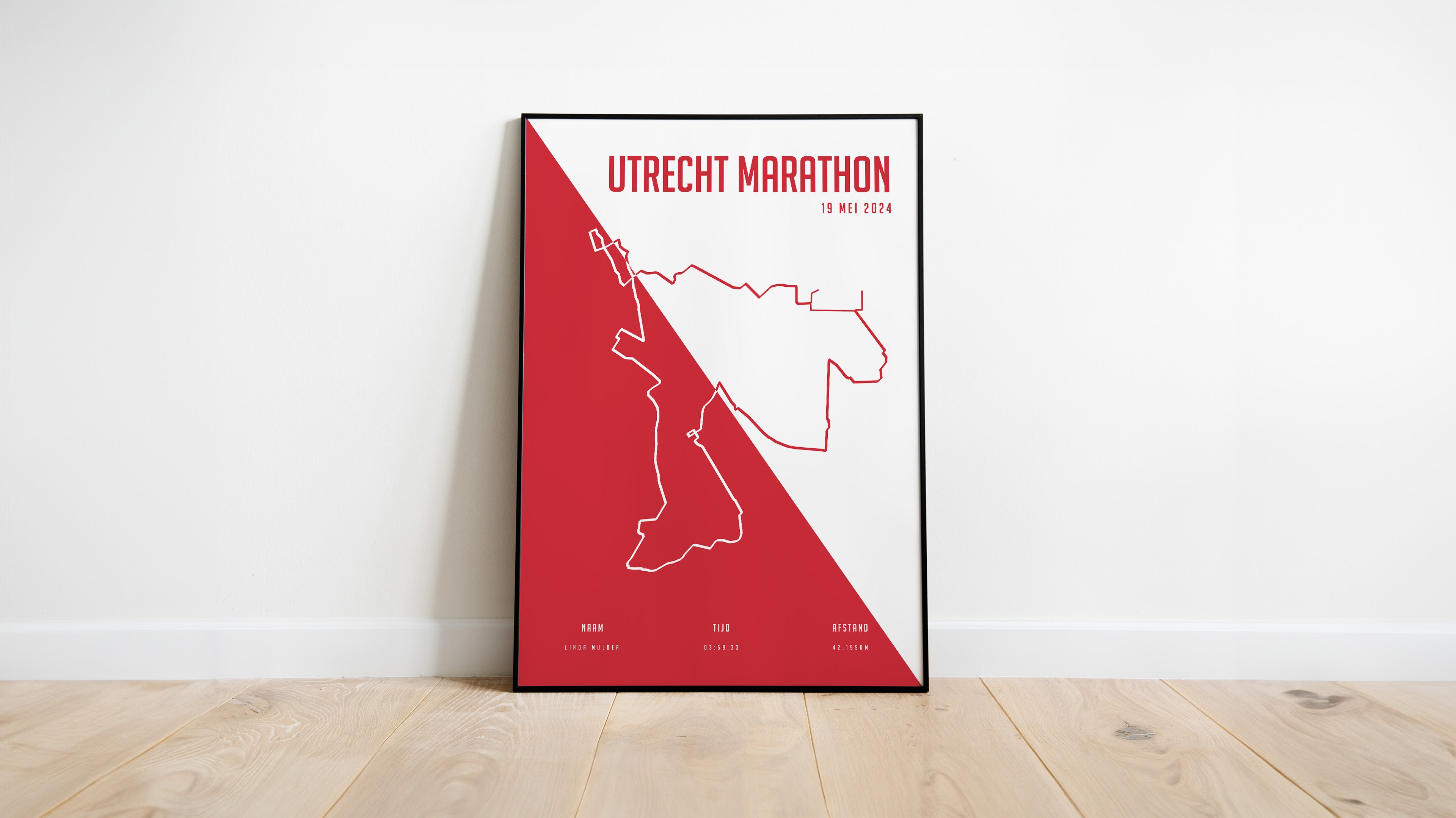 Utrecht Marathon 2024 - City Flag - Poster