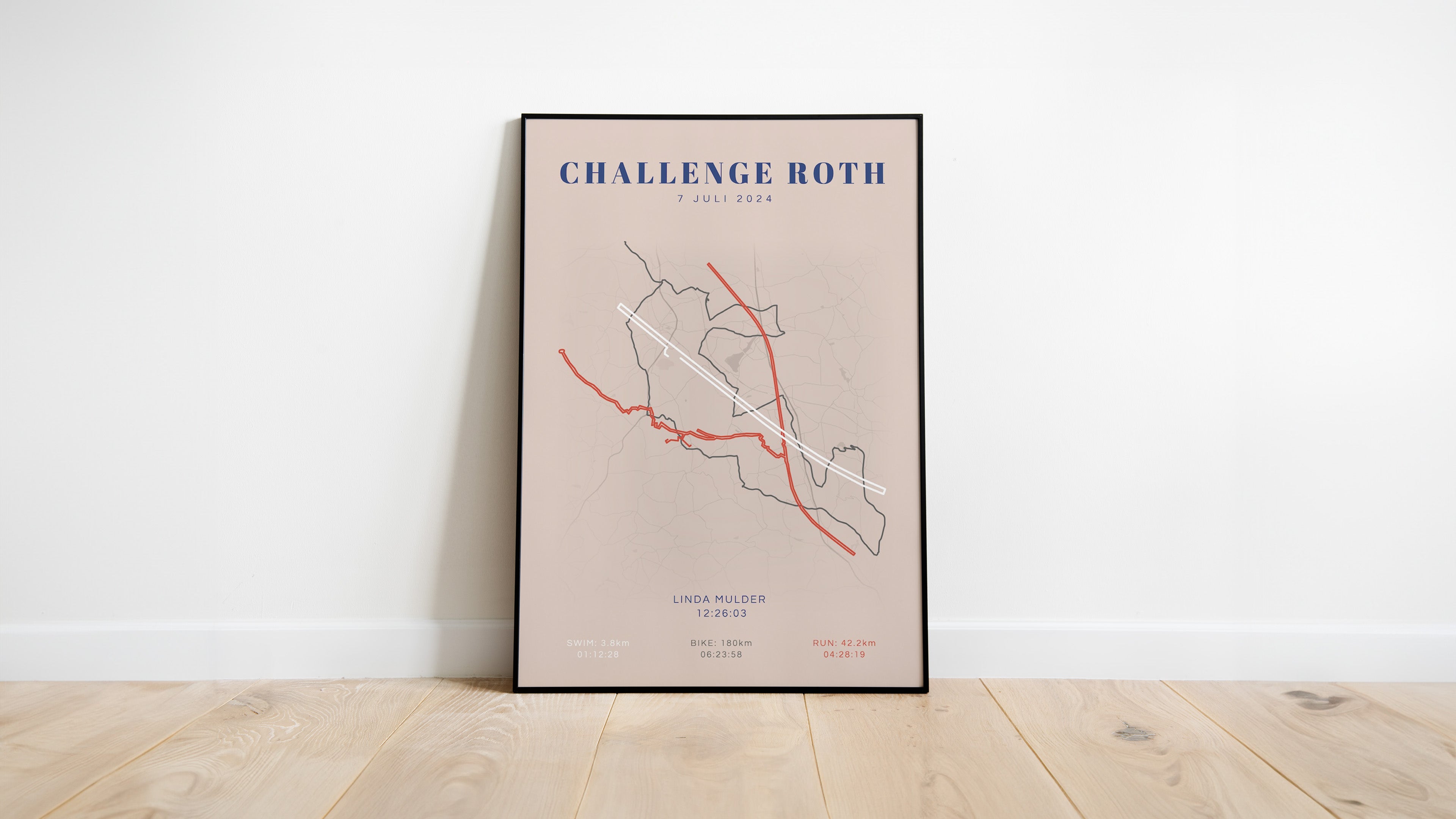 Challenge Roth 2025 I Classic Citymap I Poster