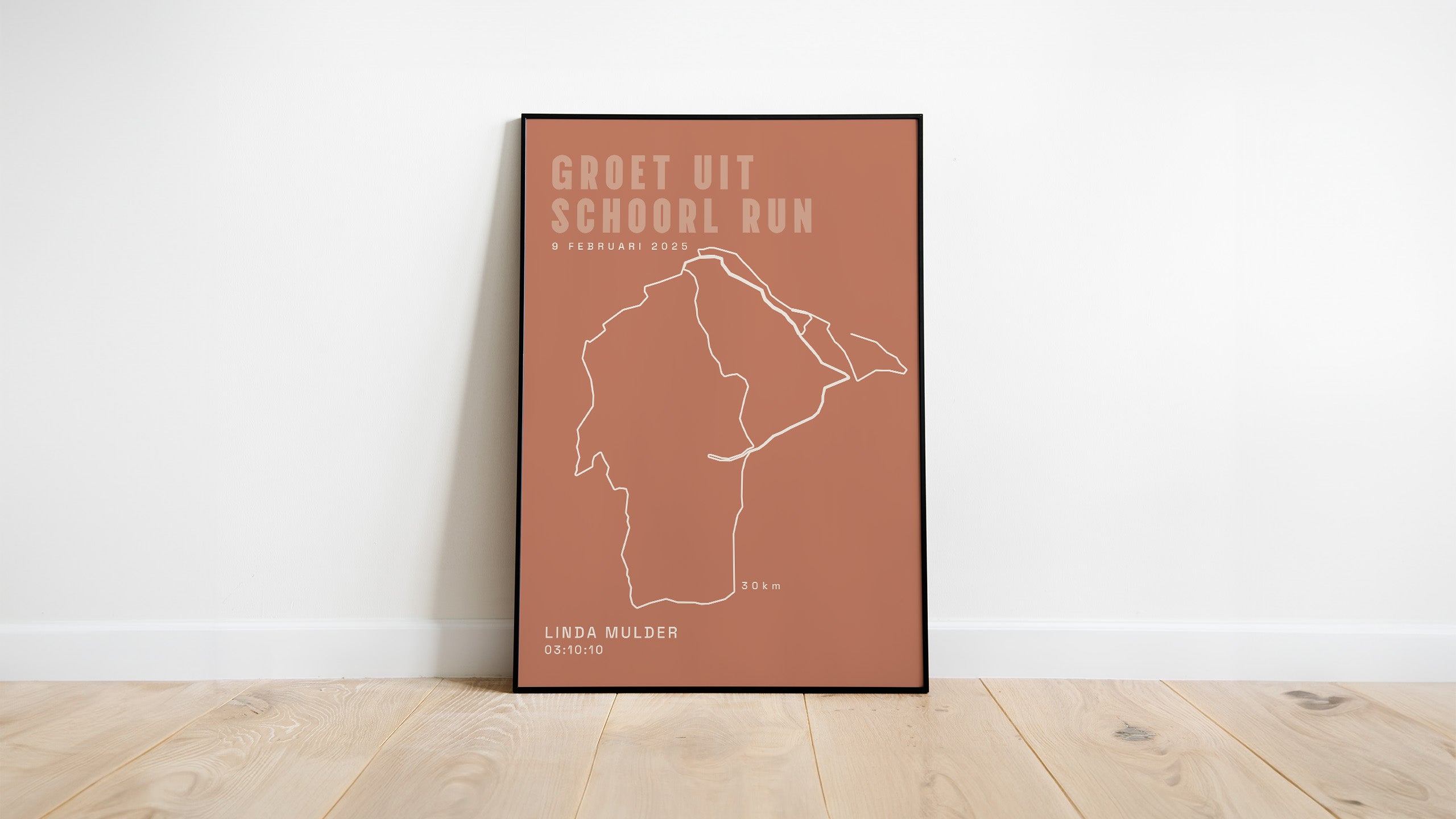 Groet uit Schoorl Run I Classic Solid I Poster