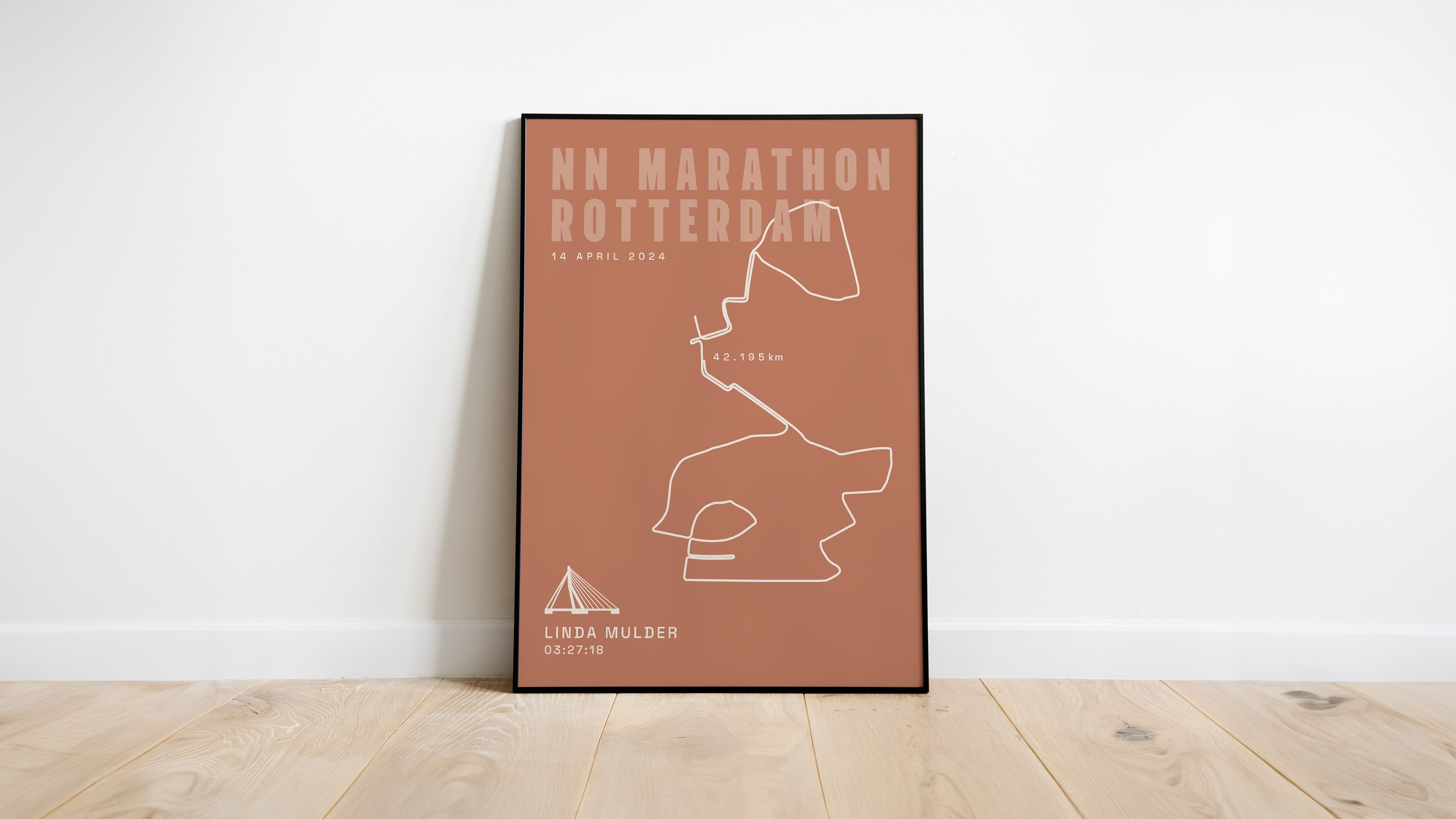 Marathon Rotterdam 2024 - Classic Solid - Poster