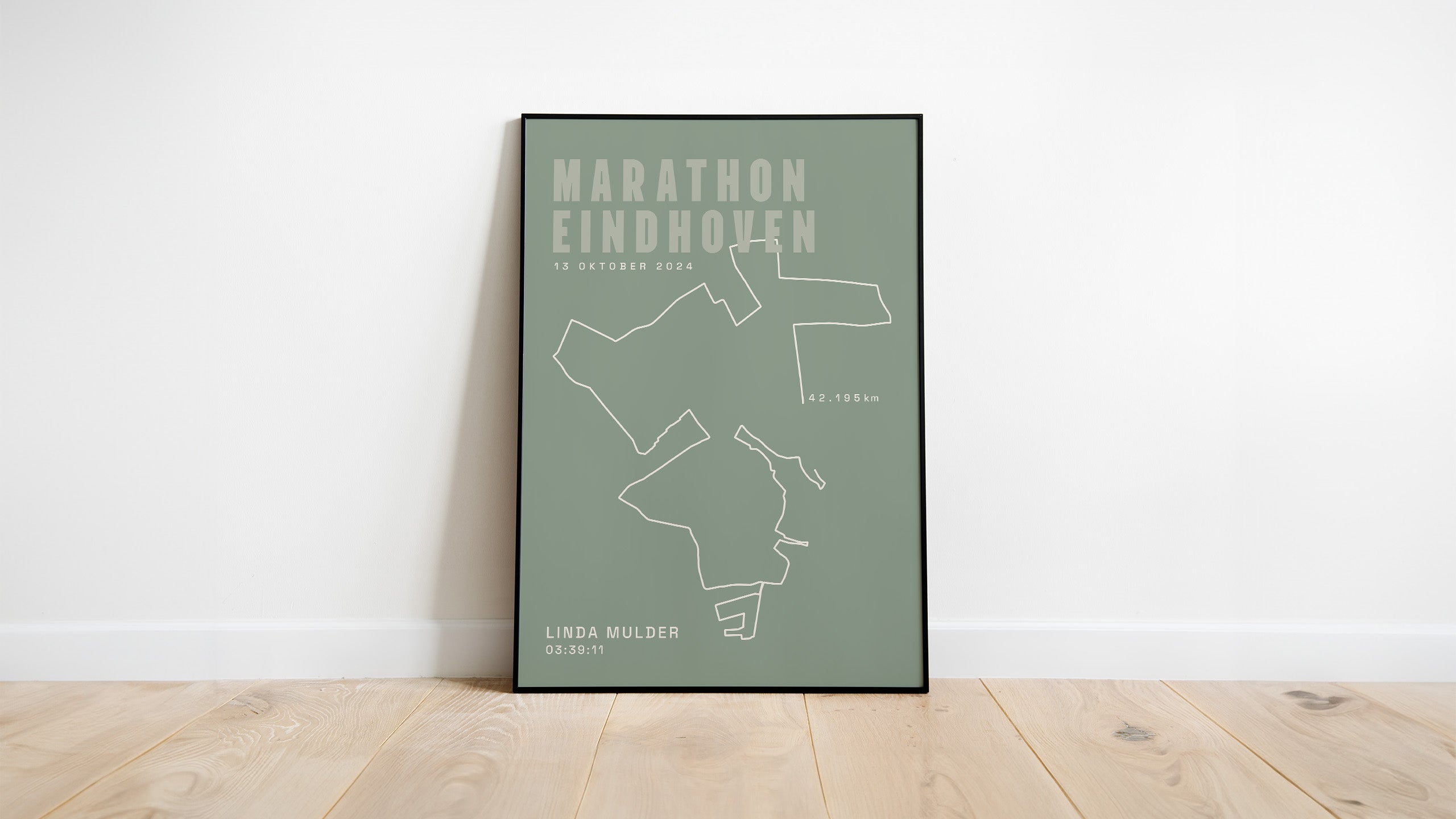 Marathon Eindhoven I Classic Solid I Poster