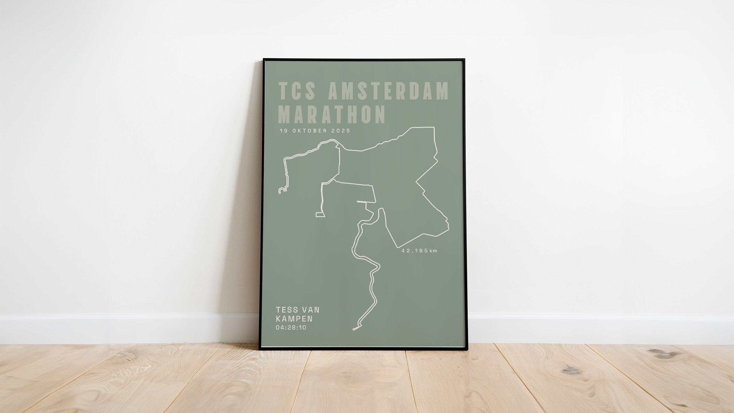 Amsterdam Marathon 2025 I Classic Solid I Poster