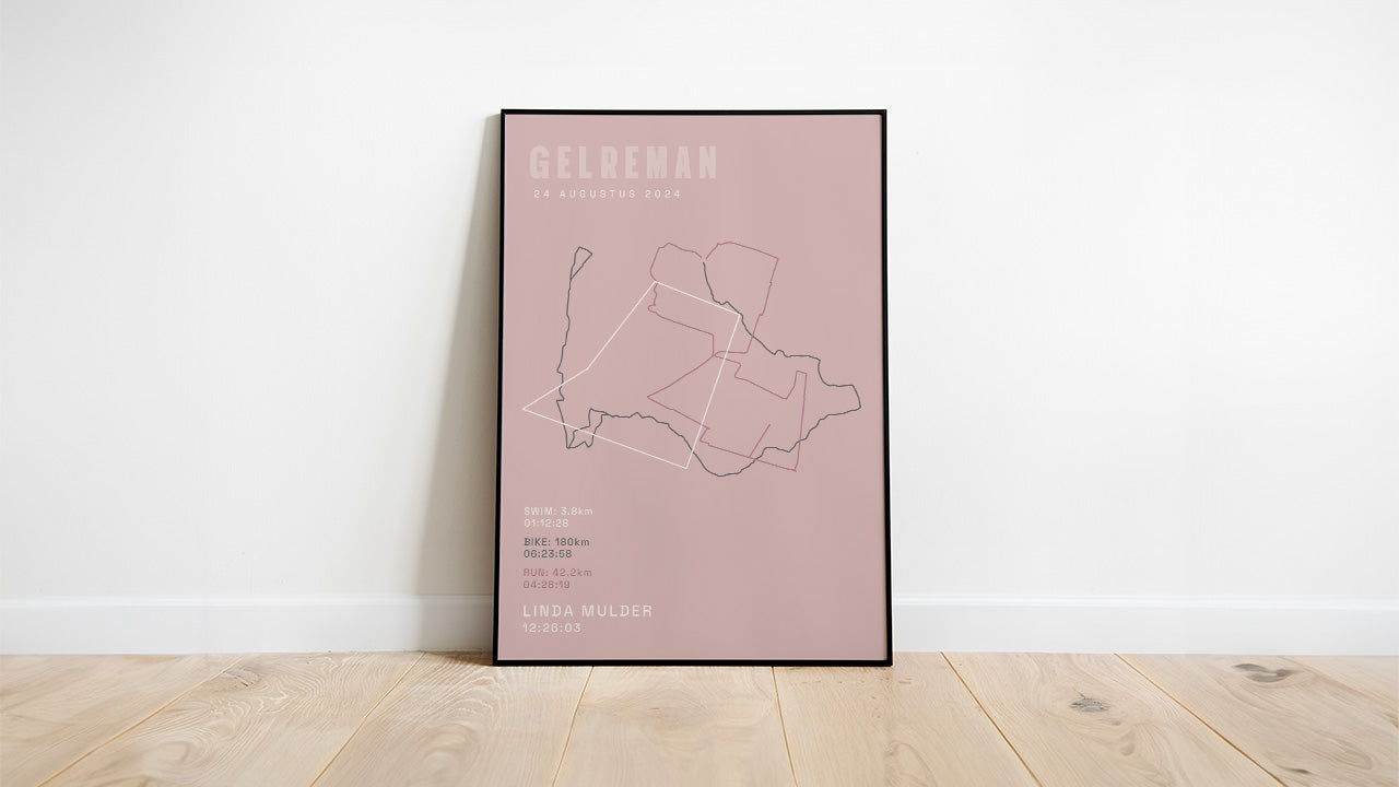 Poster met naam I Gelreman 2024 I Classic Solid