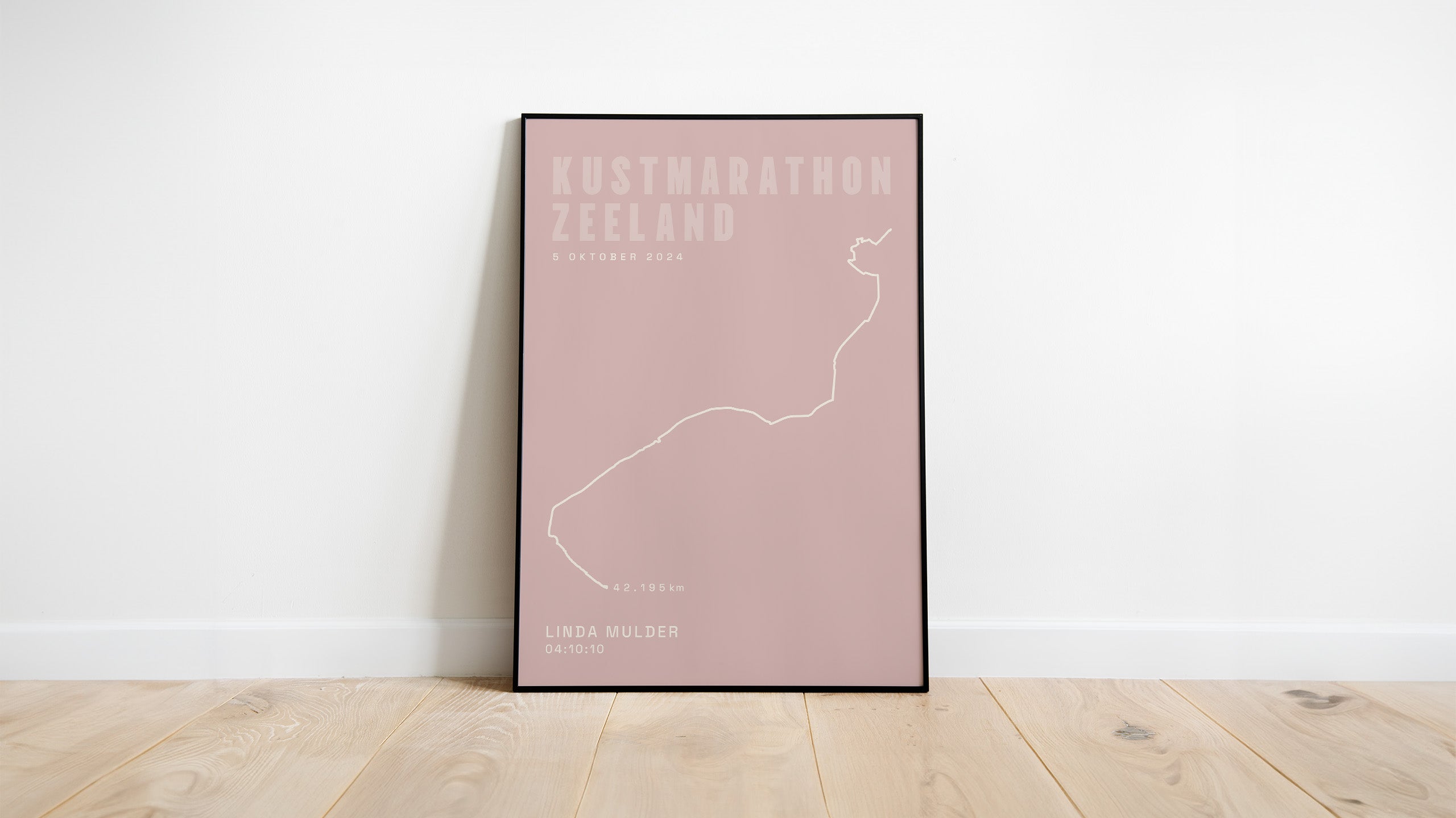 Kustmarathon Zeeland 2024 I Classic Solid I Poster