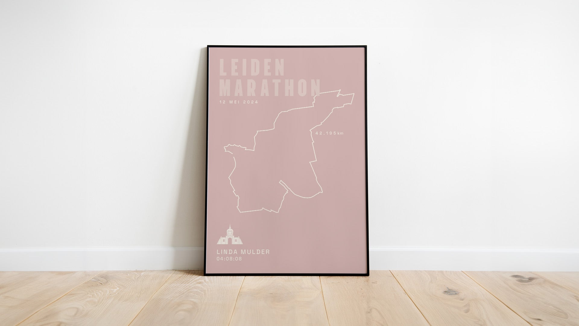 Leiden Marathon 2024 - Classic Solid - Poster