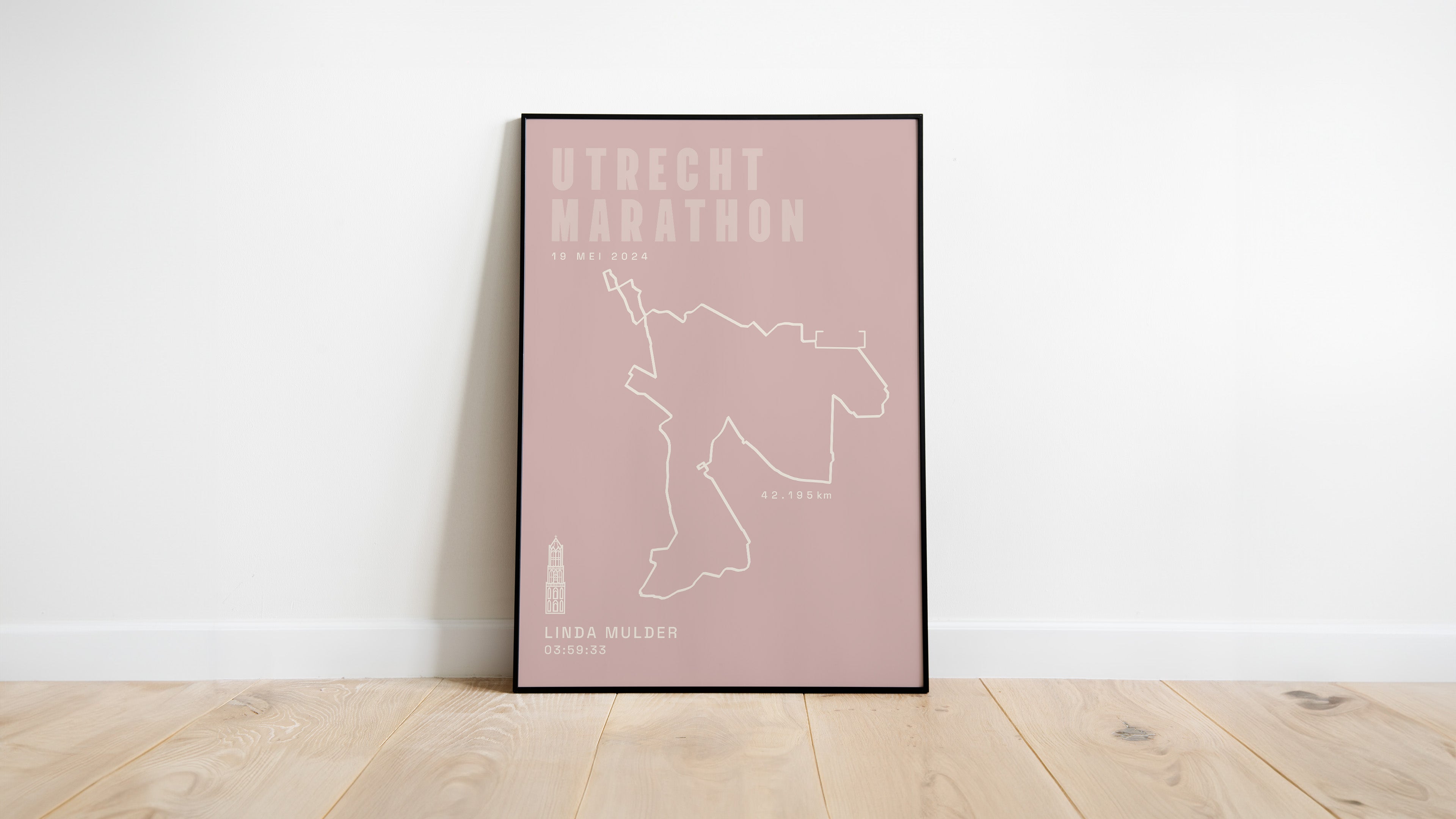 Utrecht Marathon - Classic Solid - Poster