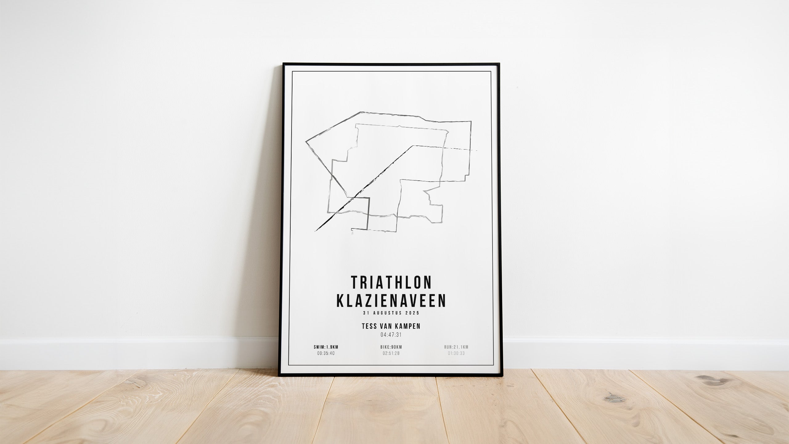 Triathlon Klazienaveen 2025 I Poster met naam