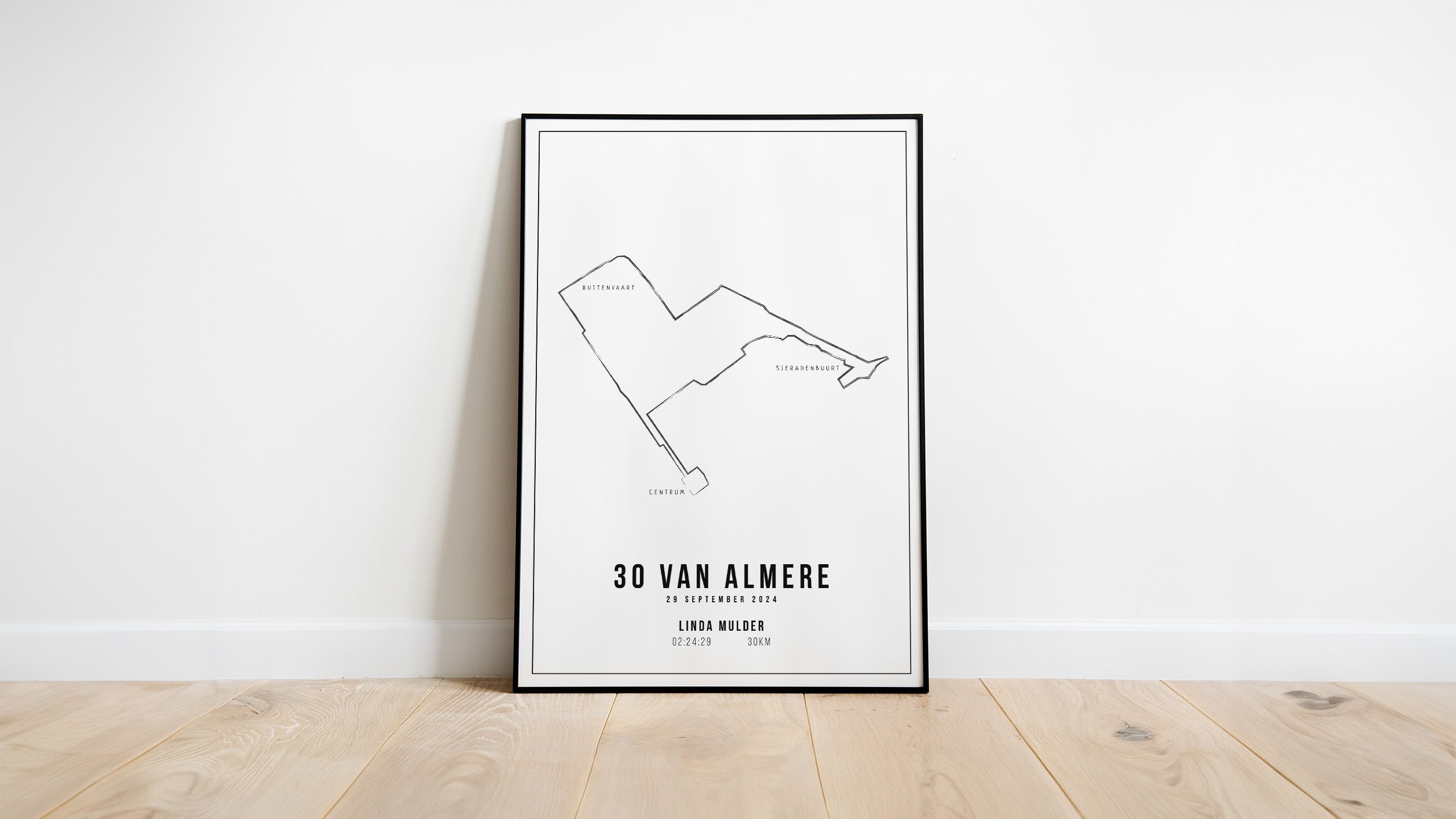De 30 van Almere 2024 I Handmade Drawing I Poster