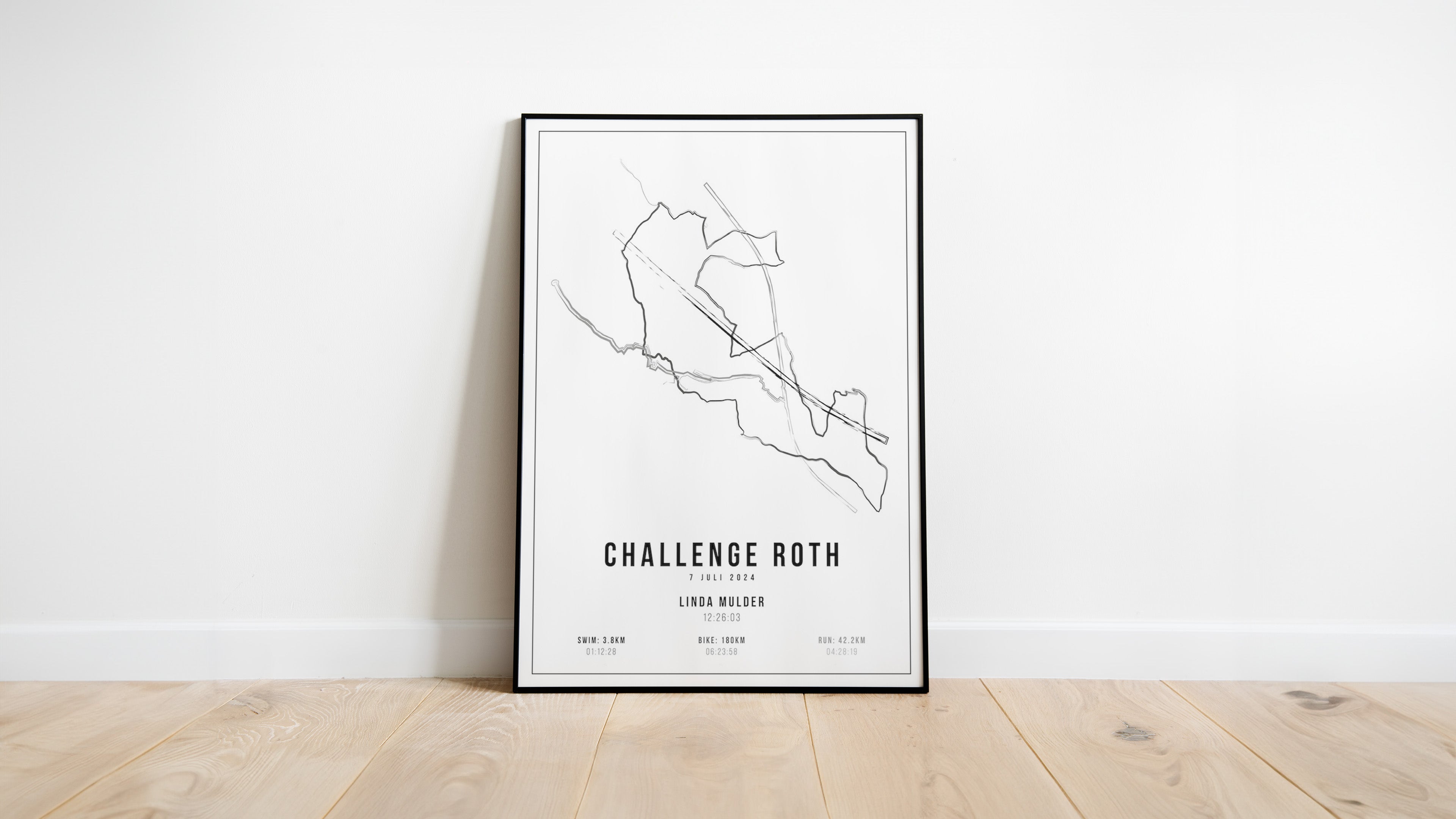 Challenge Roth 2025 I Handmade Drawing I Poster