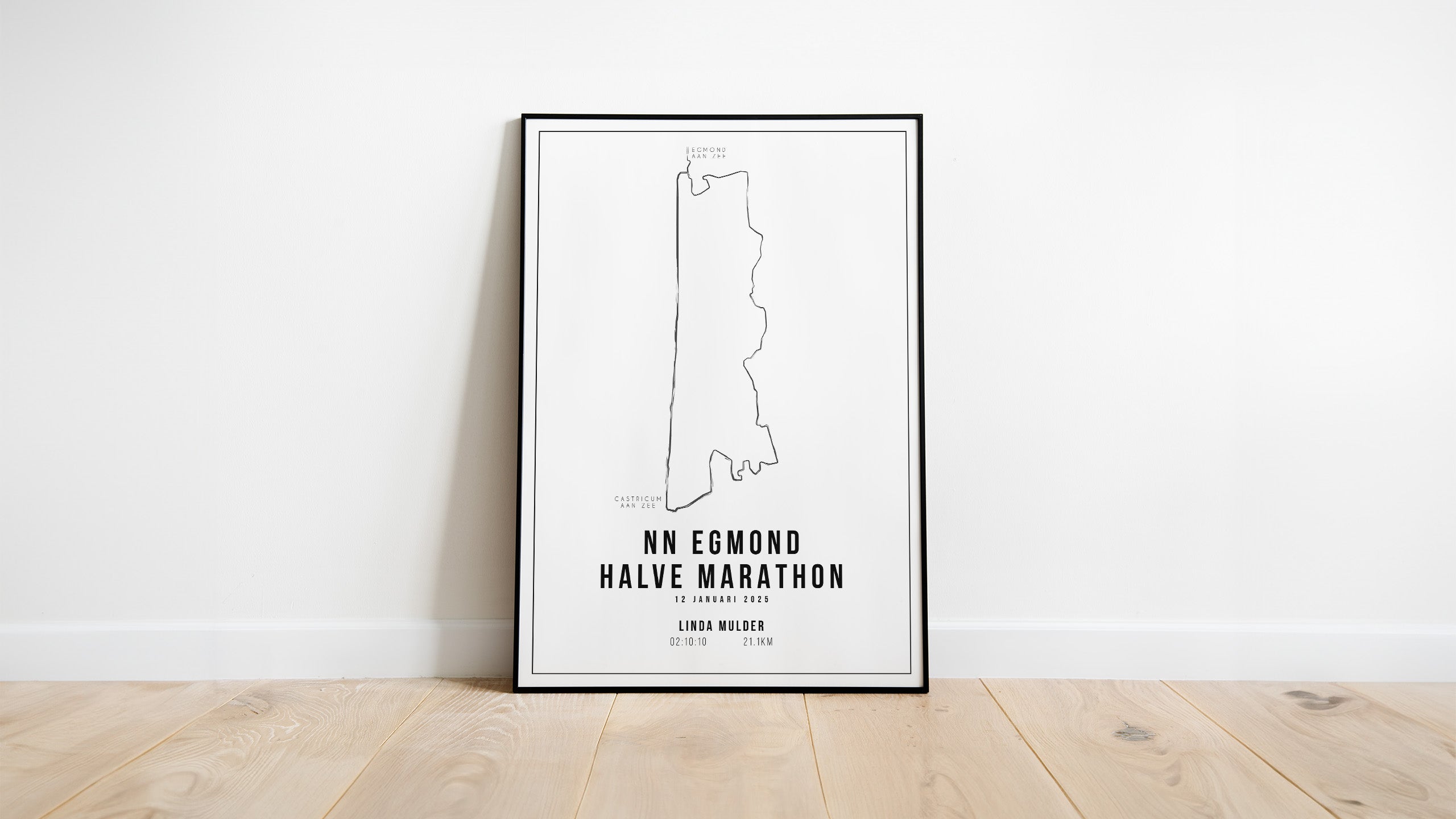 NN Egmond Halve Marathon I Handmade Drawing I Poster