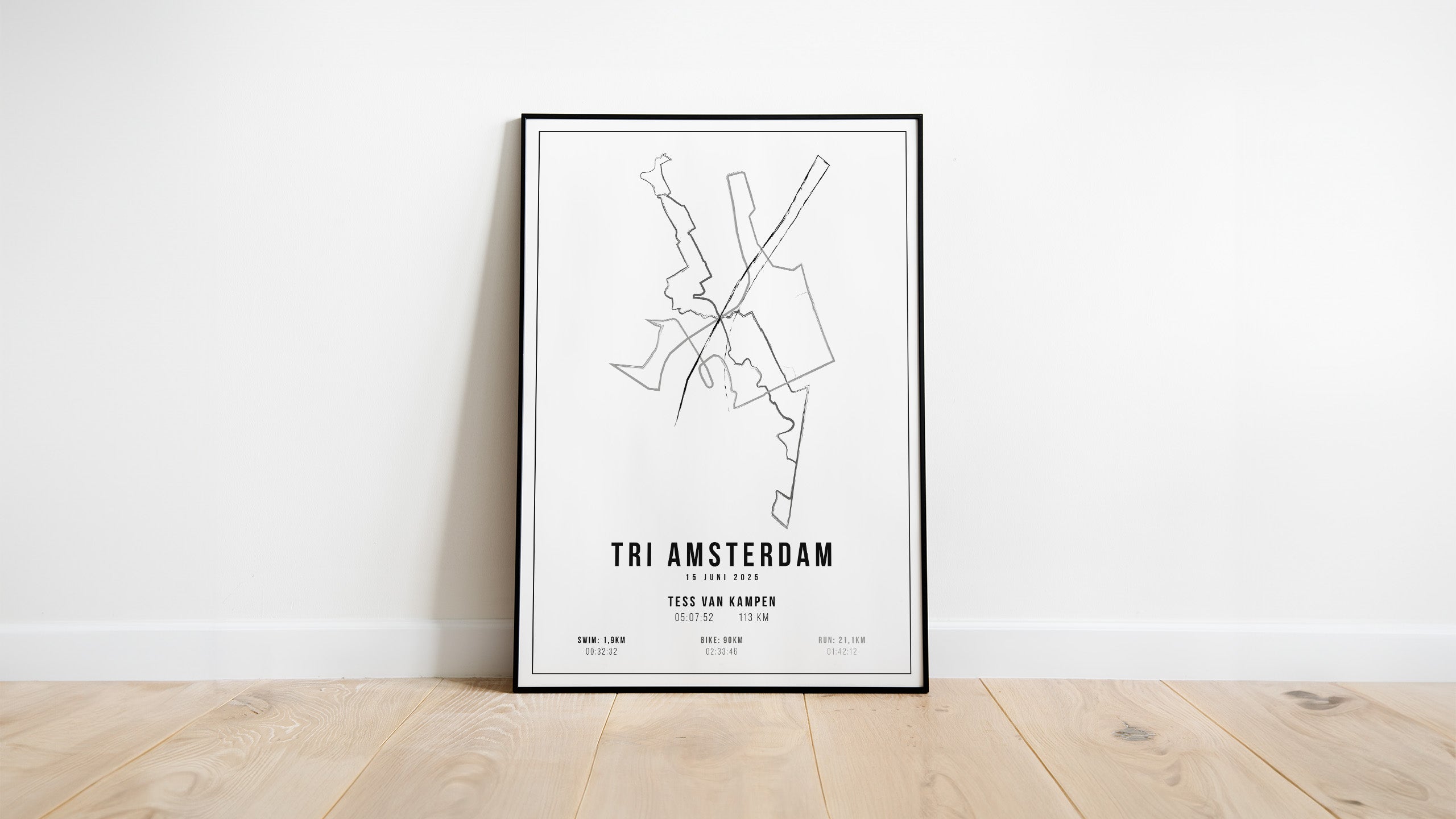 Tri Amsterdam 2025 I Handmade Drawing I Poster