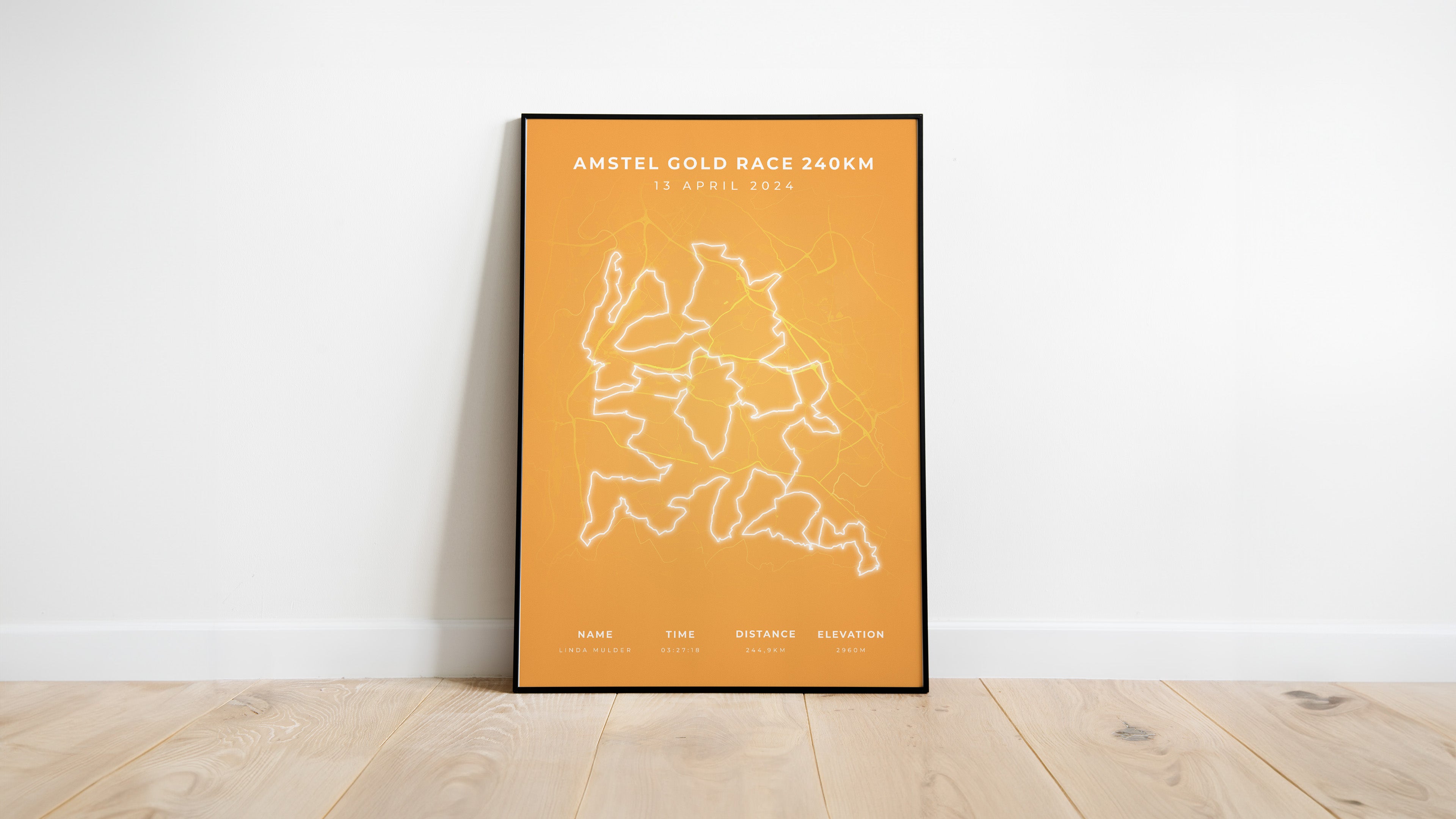 Amstel Gold Race 2024 - Modern Citymap - Poster
