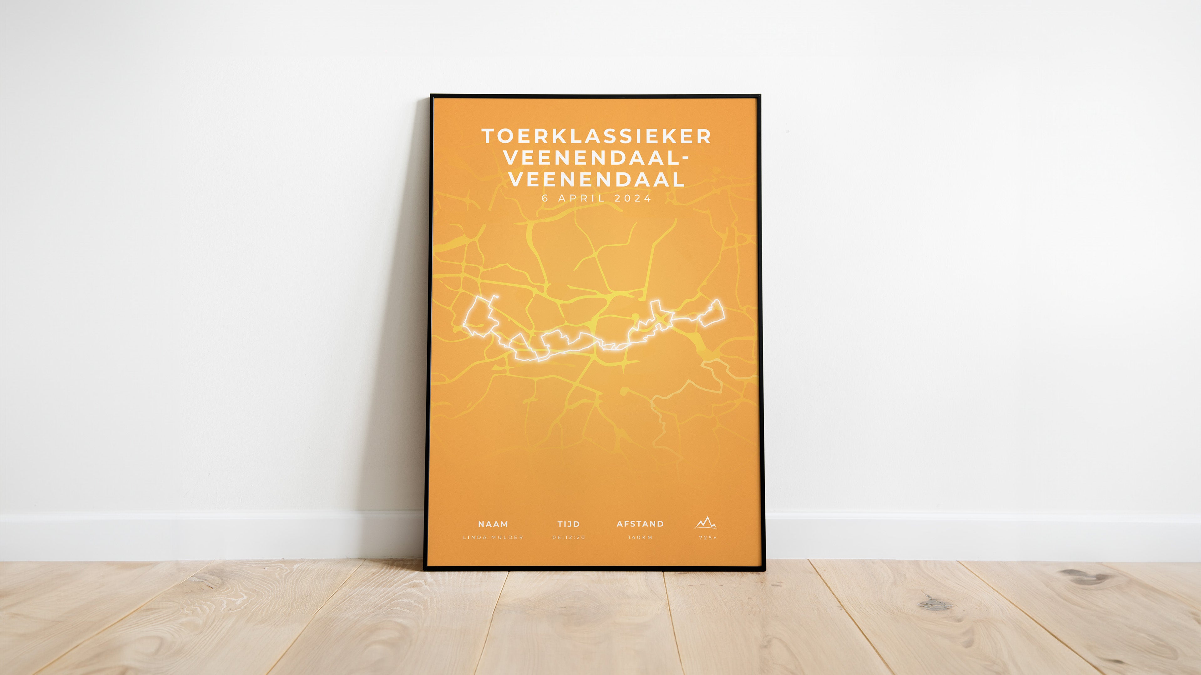 Toerklassieker Veenendaal-Veenendaal 140KM I Modern Citymap I Poster