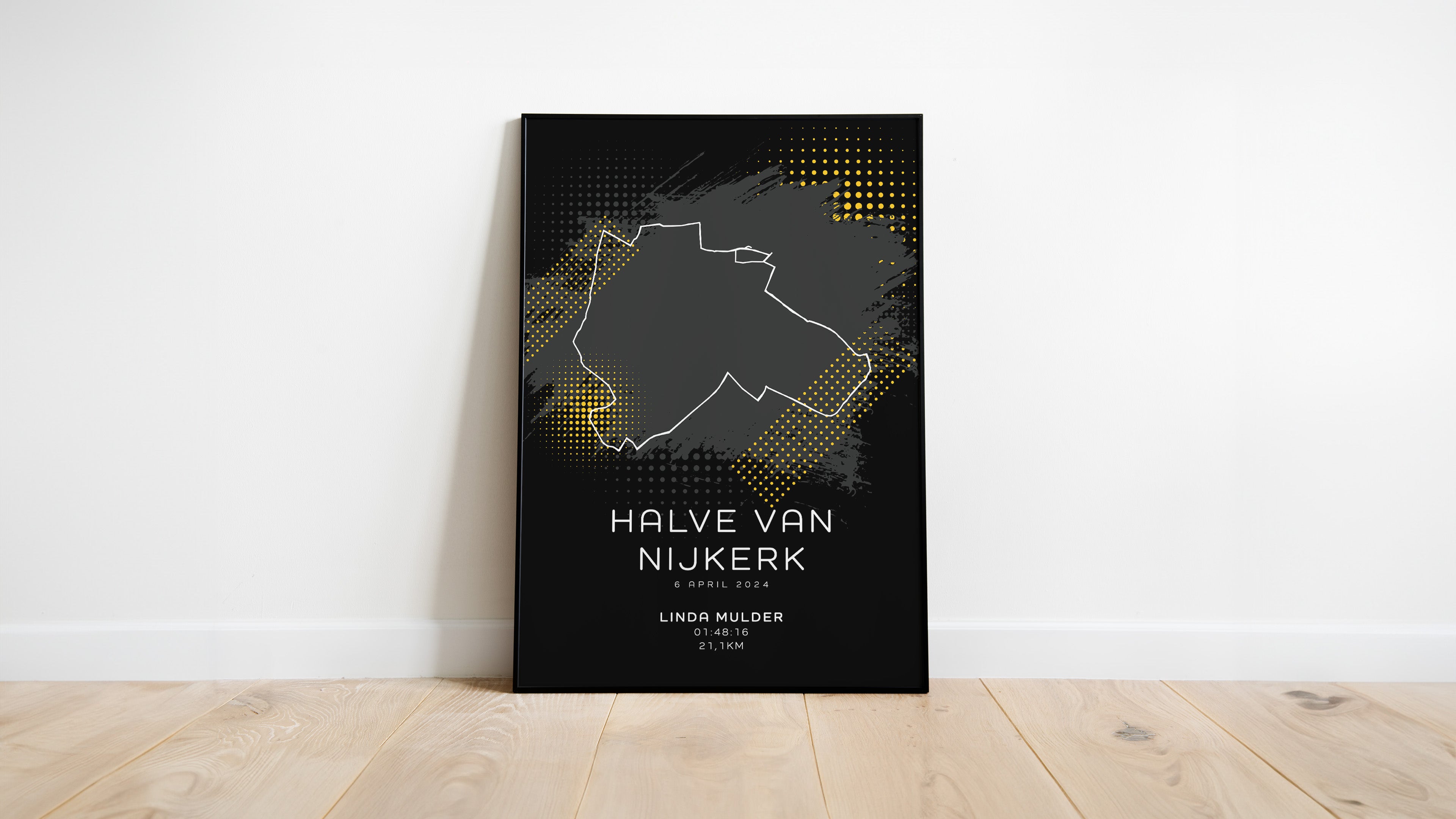 Halve van Nijkerk 2024 - Modern Dark - Poster