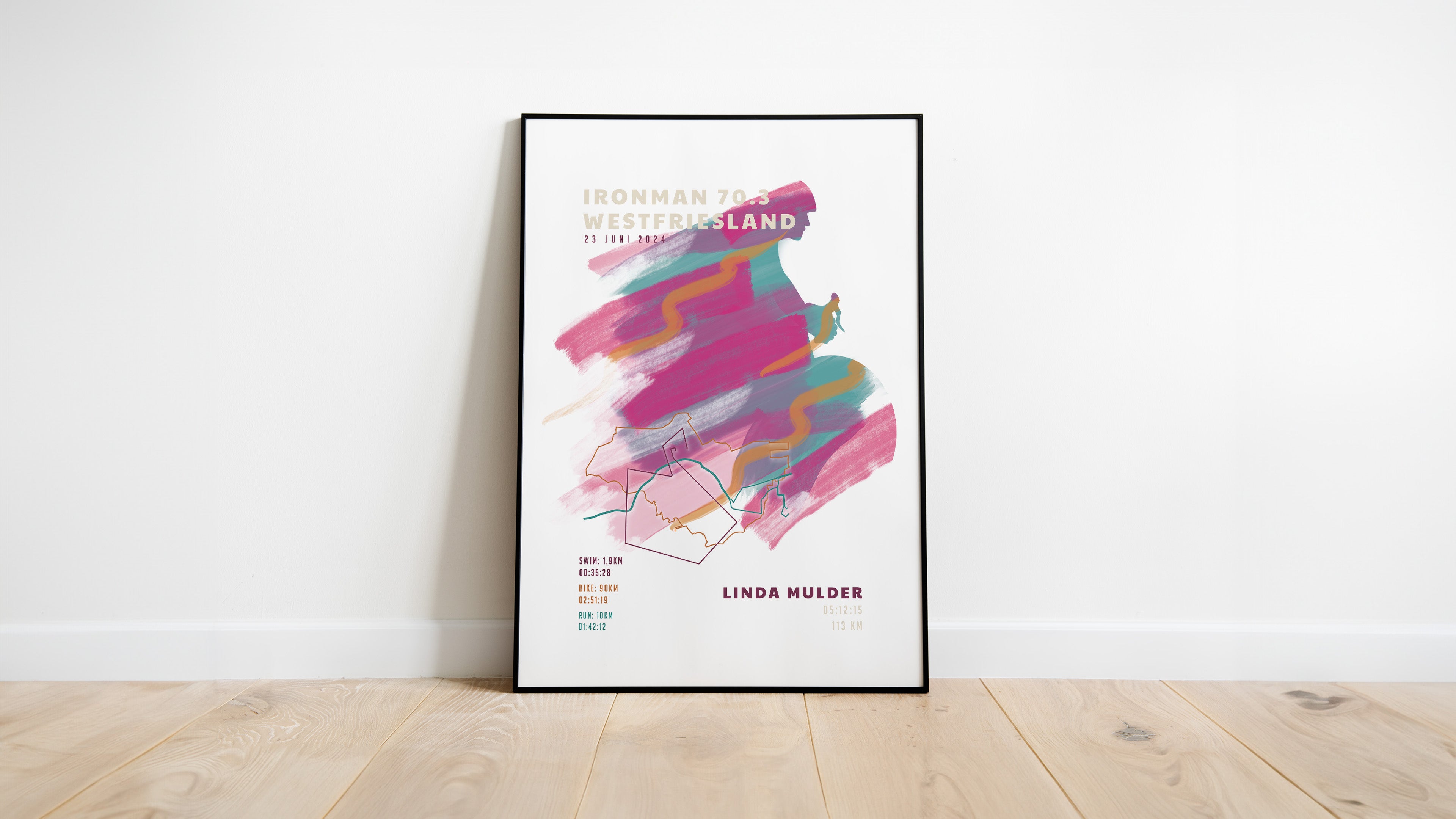 Ironman 70.3 Westfriesland 2025 I Sportive Art I Poster