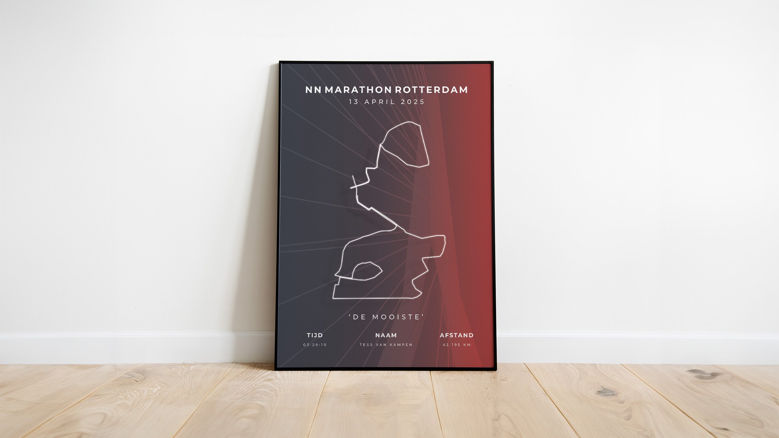 Marathon Rotterdam 2025 I Stylish Landmark I Poster