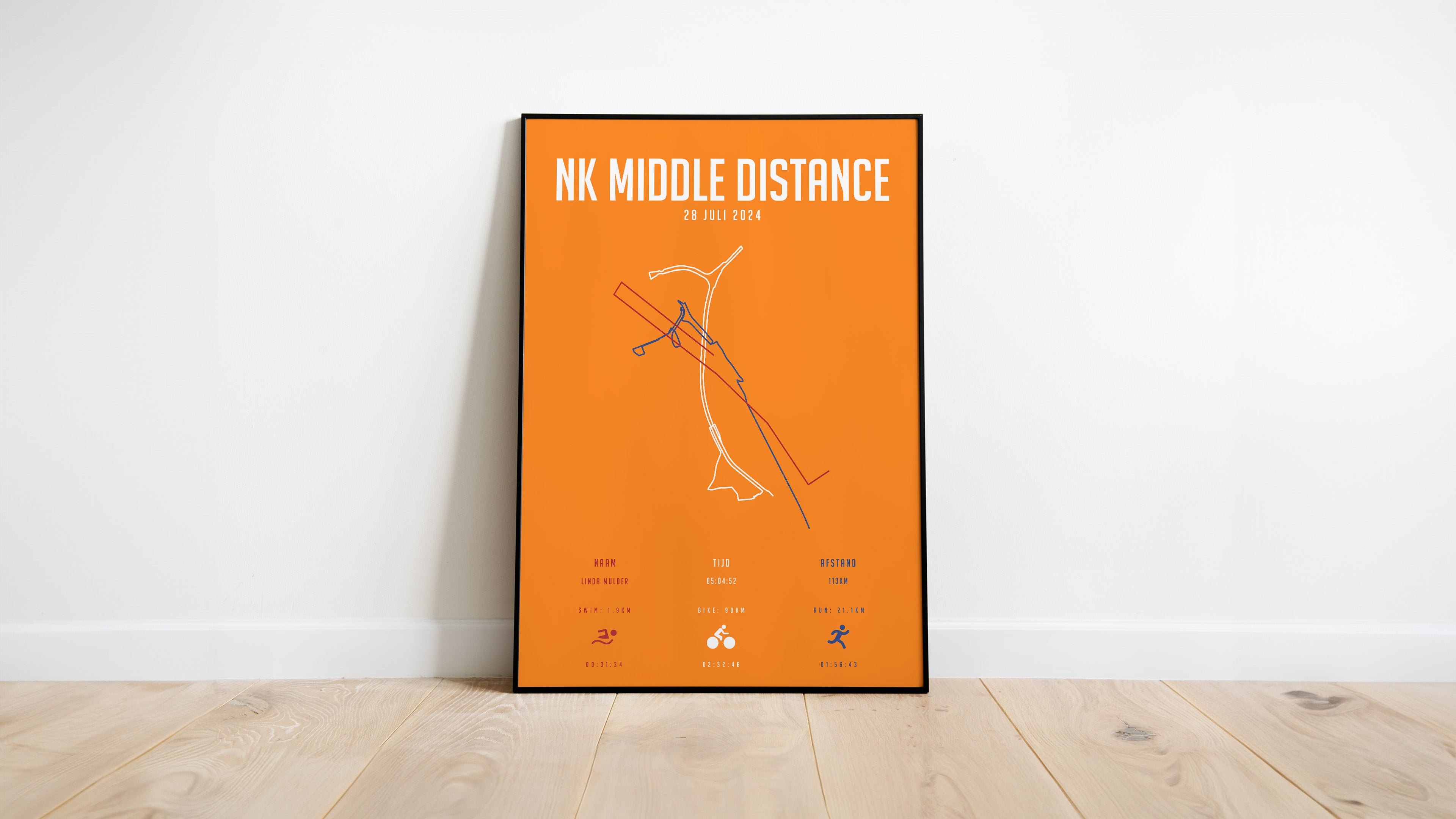 NK Middle Distance - City Flag - Poster