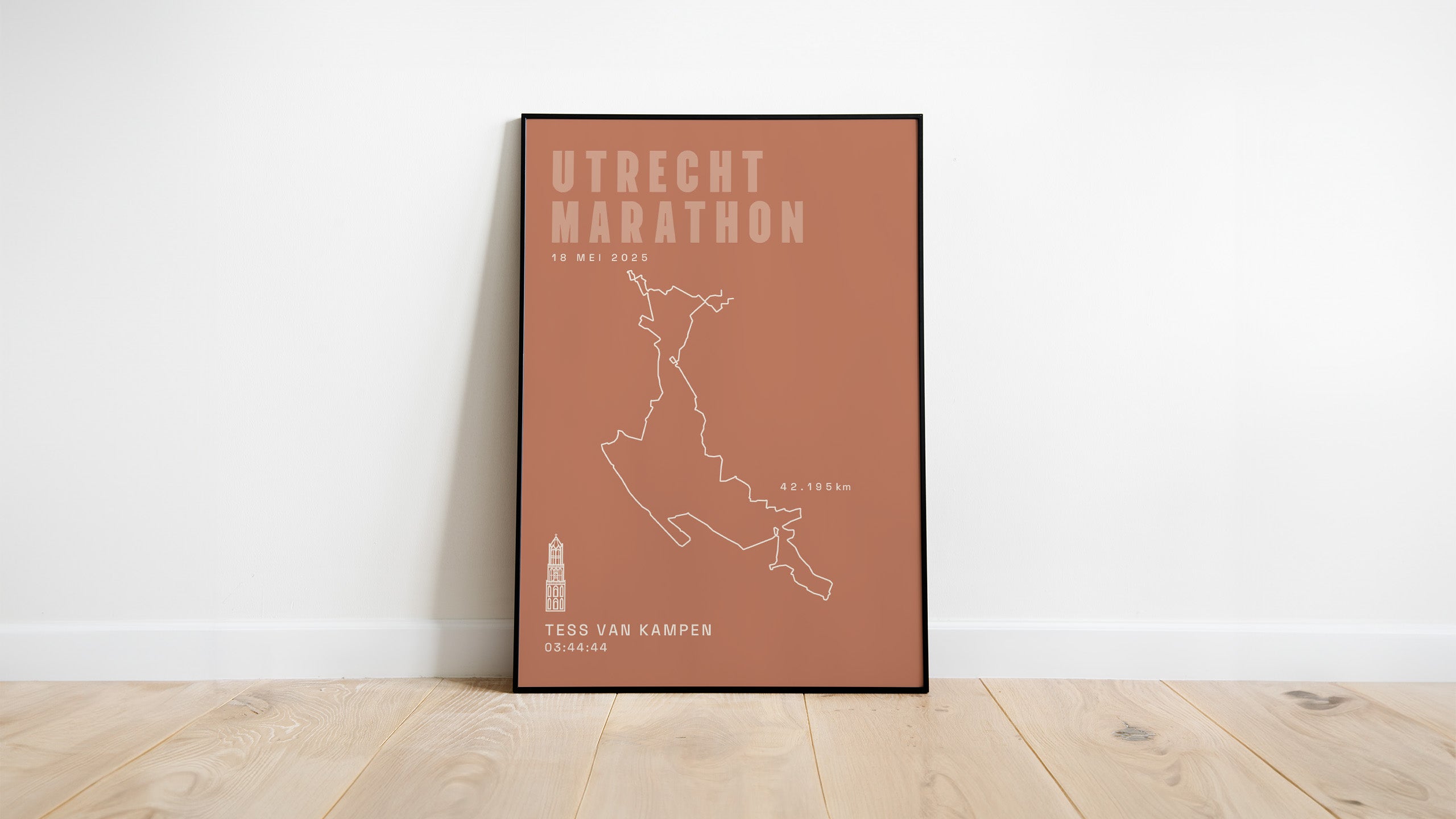Utrecht Marathon 2025 I Classic Solid I Poster