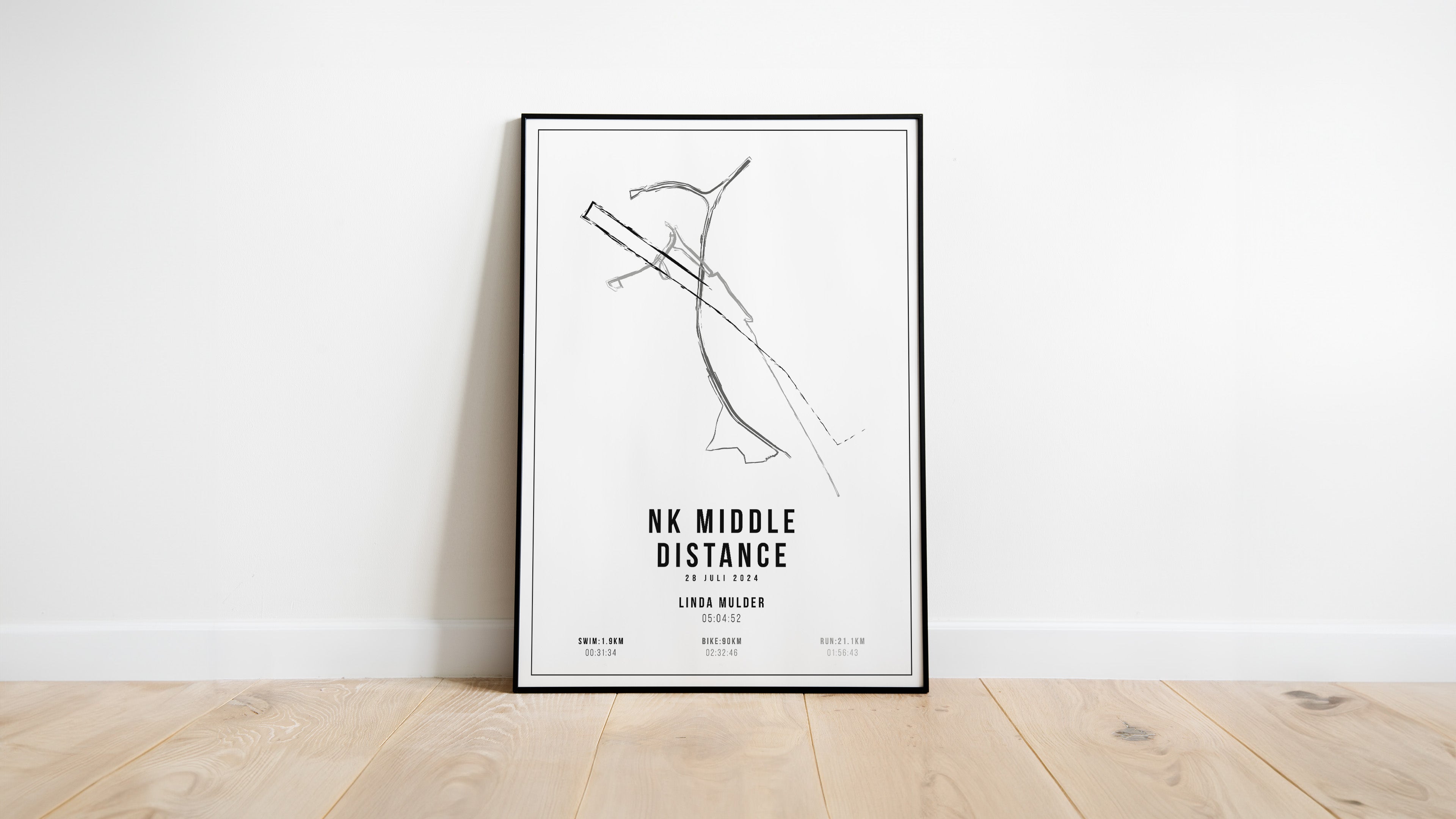 NK Middle Distance - Handmade Drawing - Poster