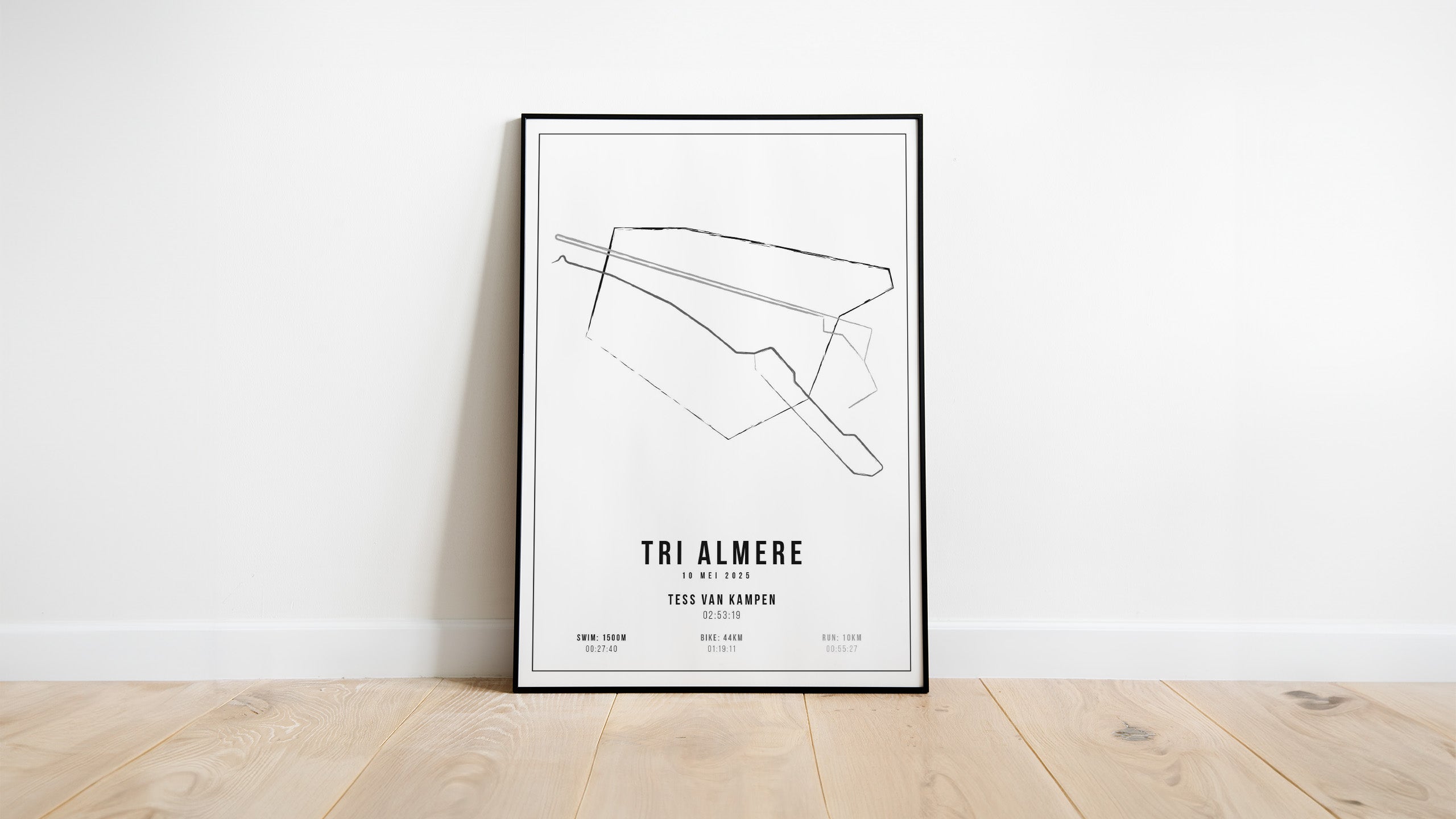 Tri Almere 2025 I Handmade Drawing I Poster