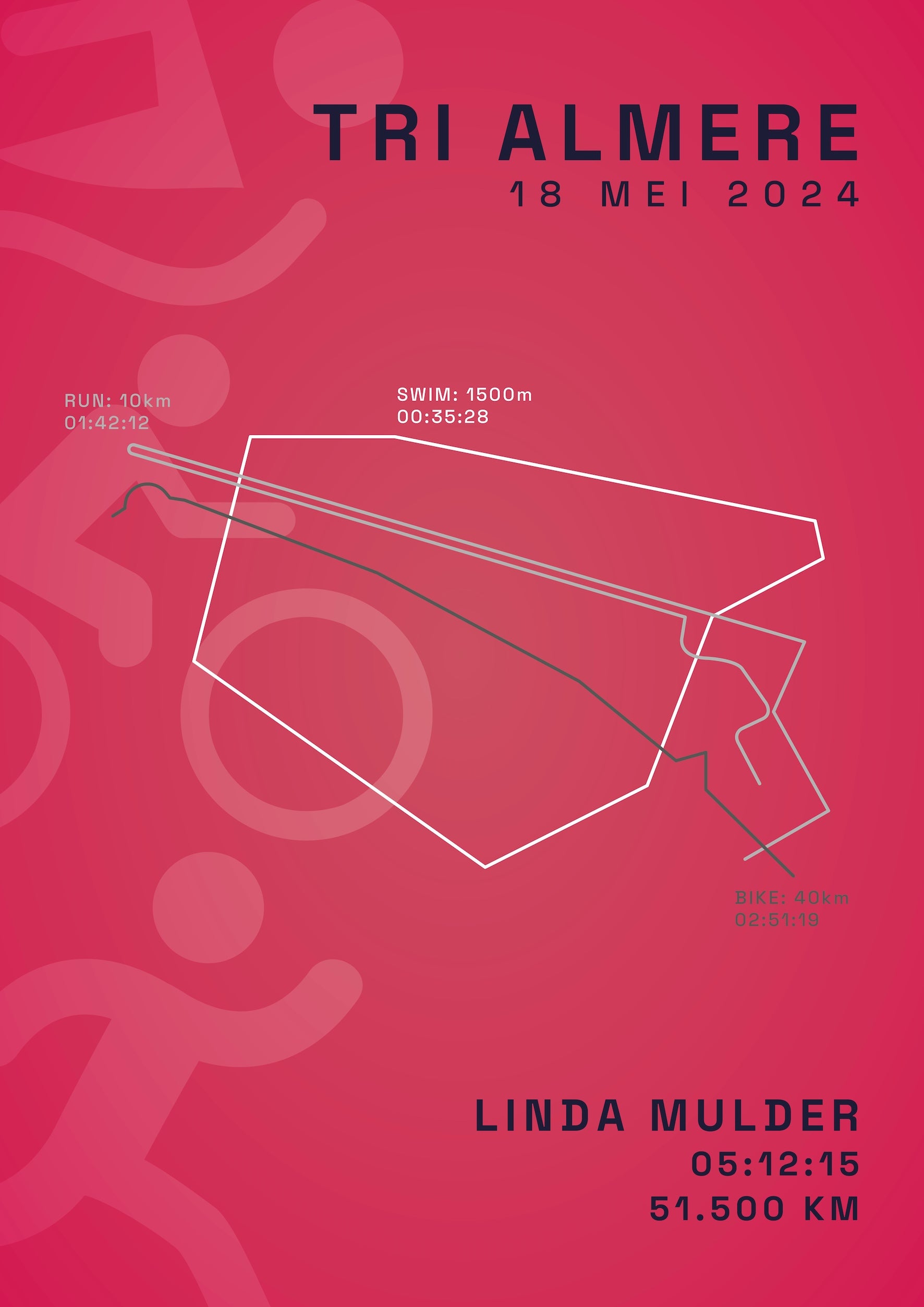 Tri Almere - Active Icon - Poster