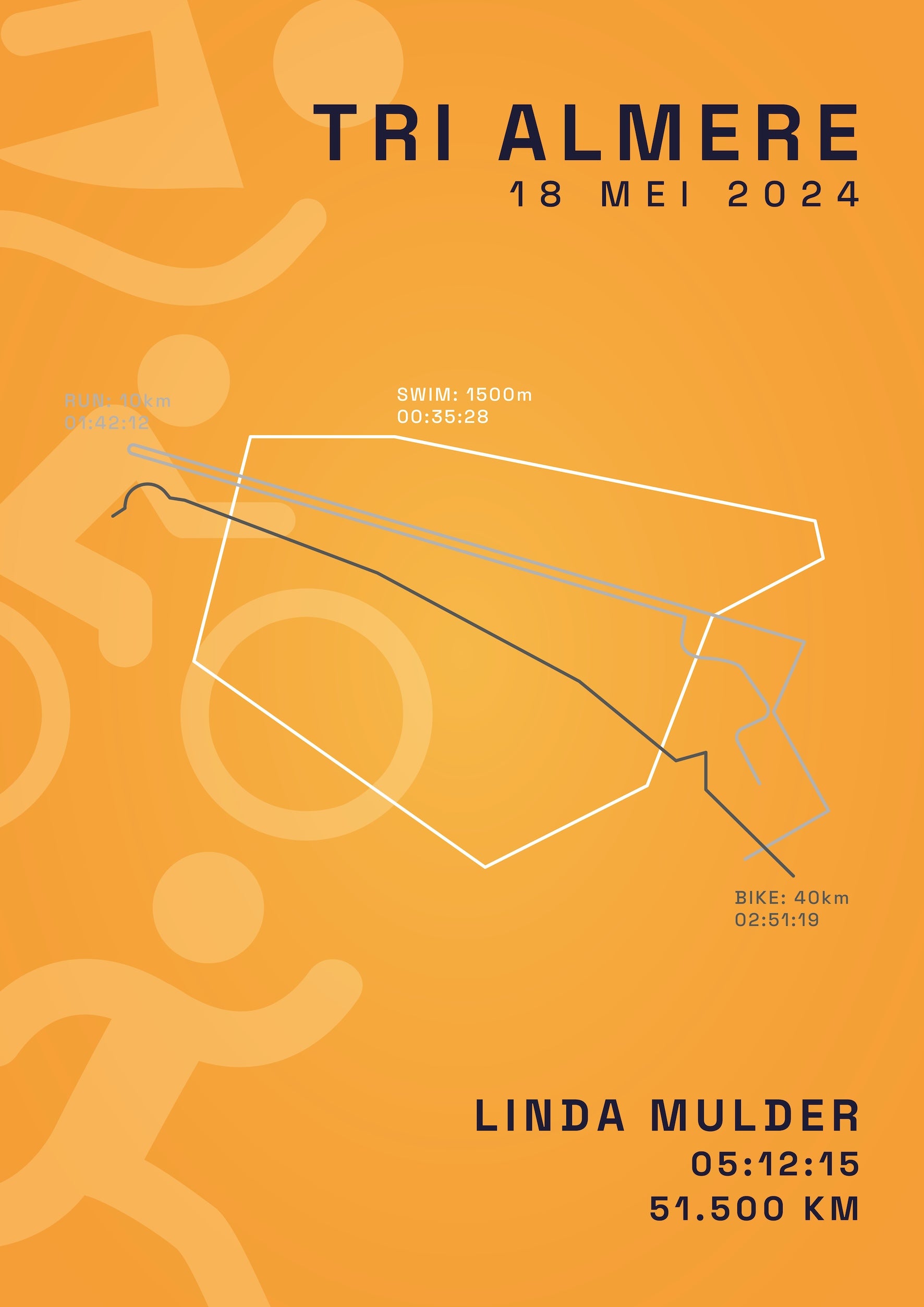 Tri Almere - Active Icon - Poster