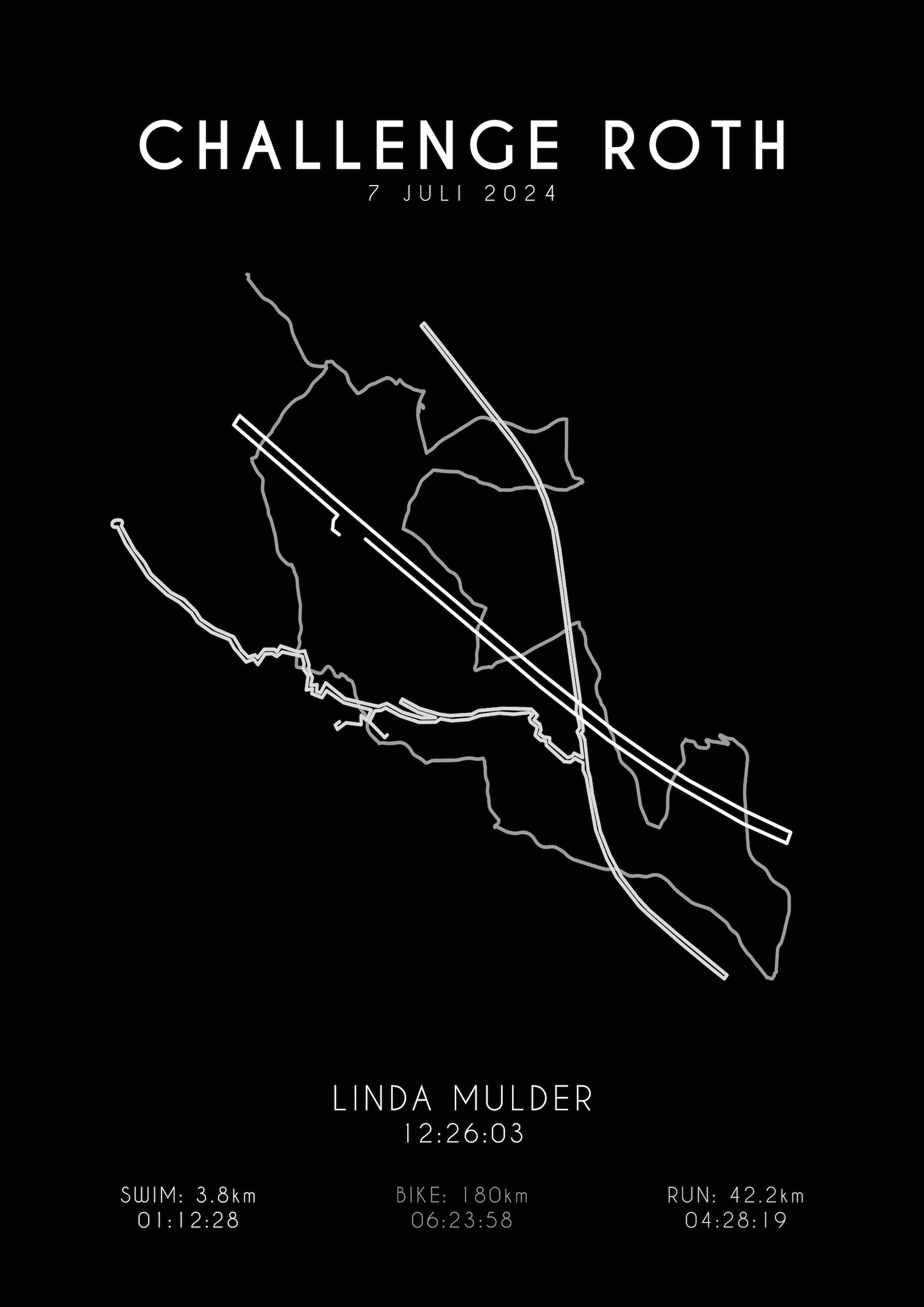 Challenge Roth 2024 - Black Elegance - Poster