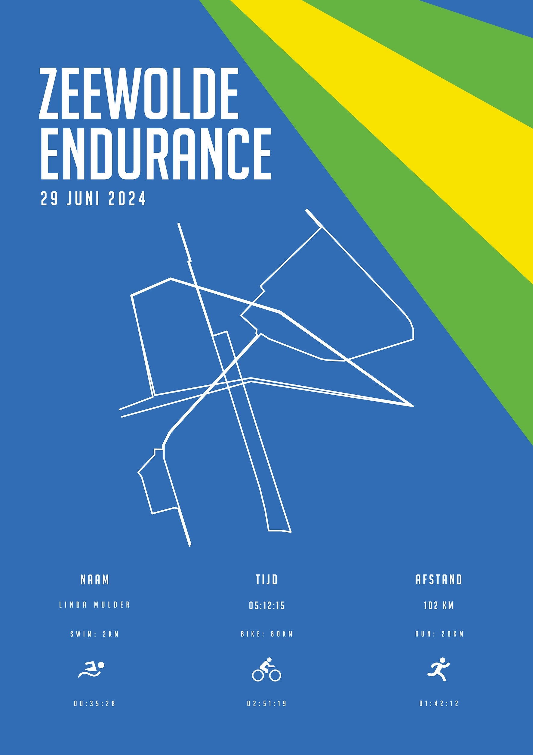 Zeewolde Endurance 2024 - City Flag - Poster