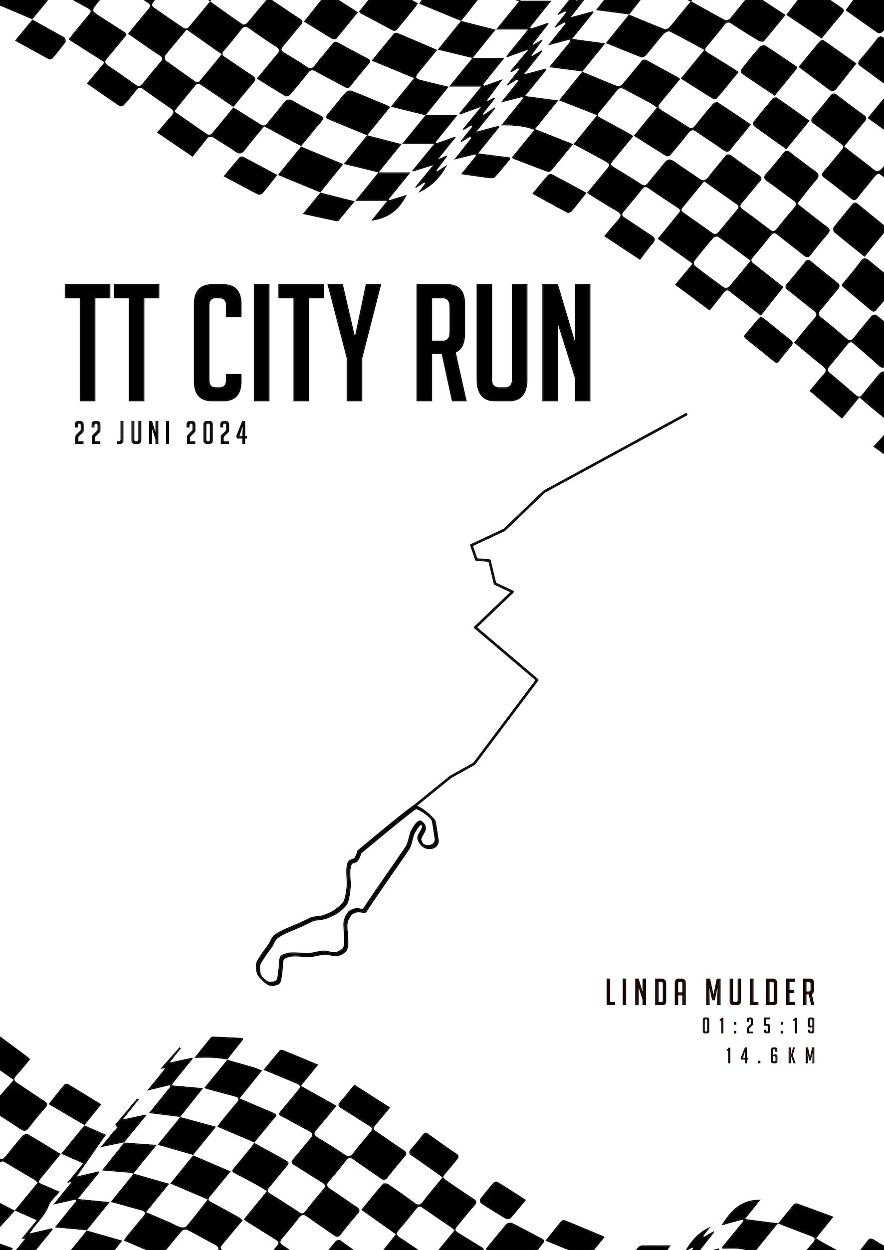 TT City Run - City Flag - Poster