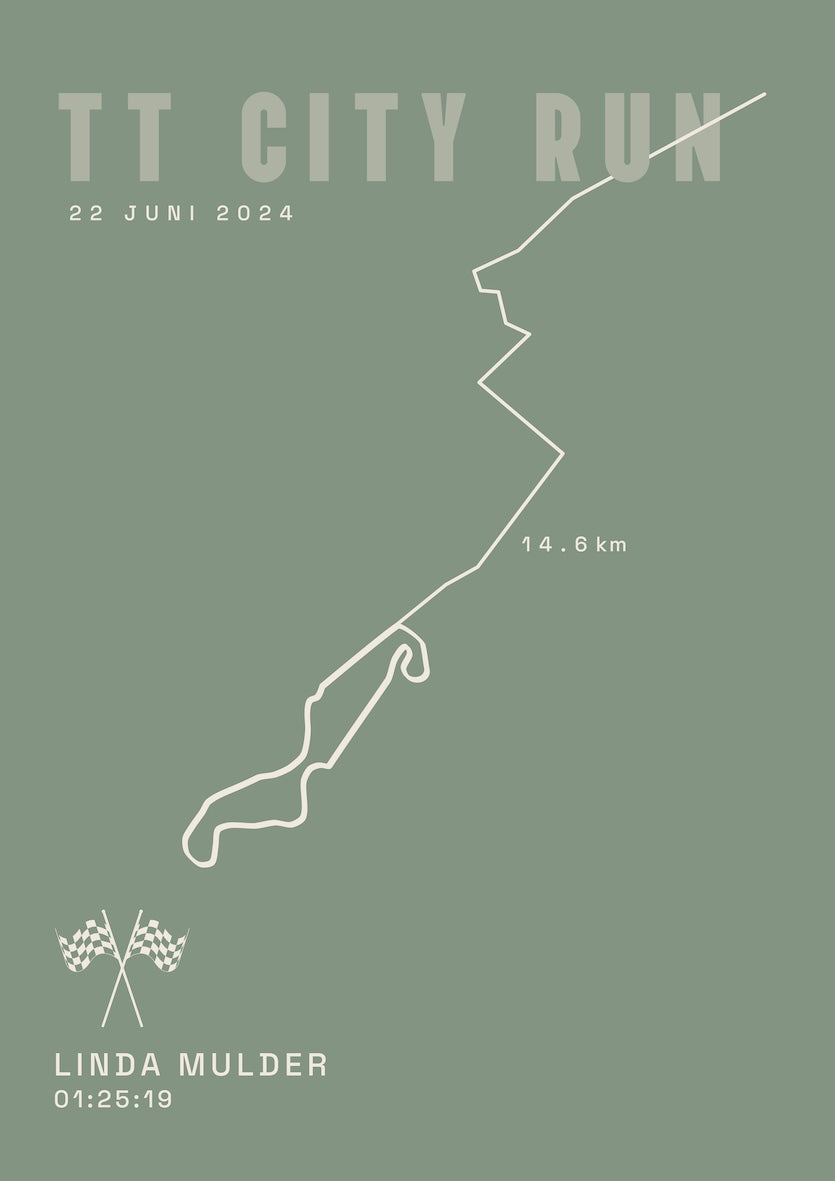 TT City Run - Classic Solid - Poster