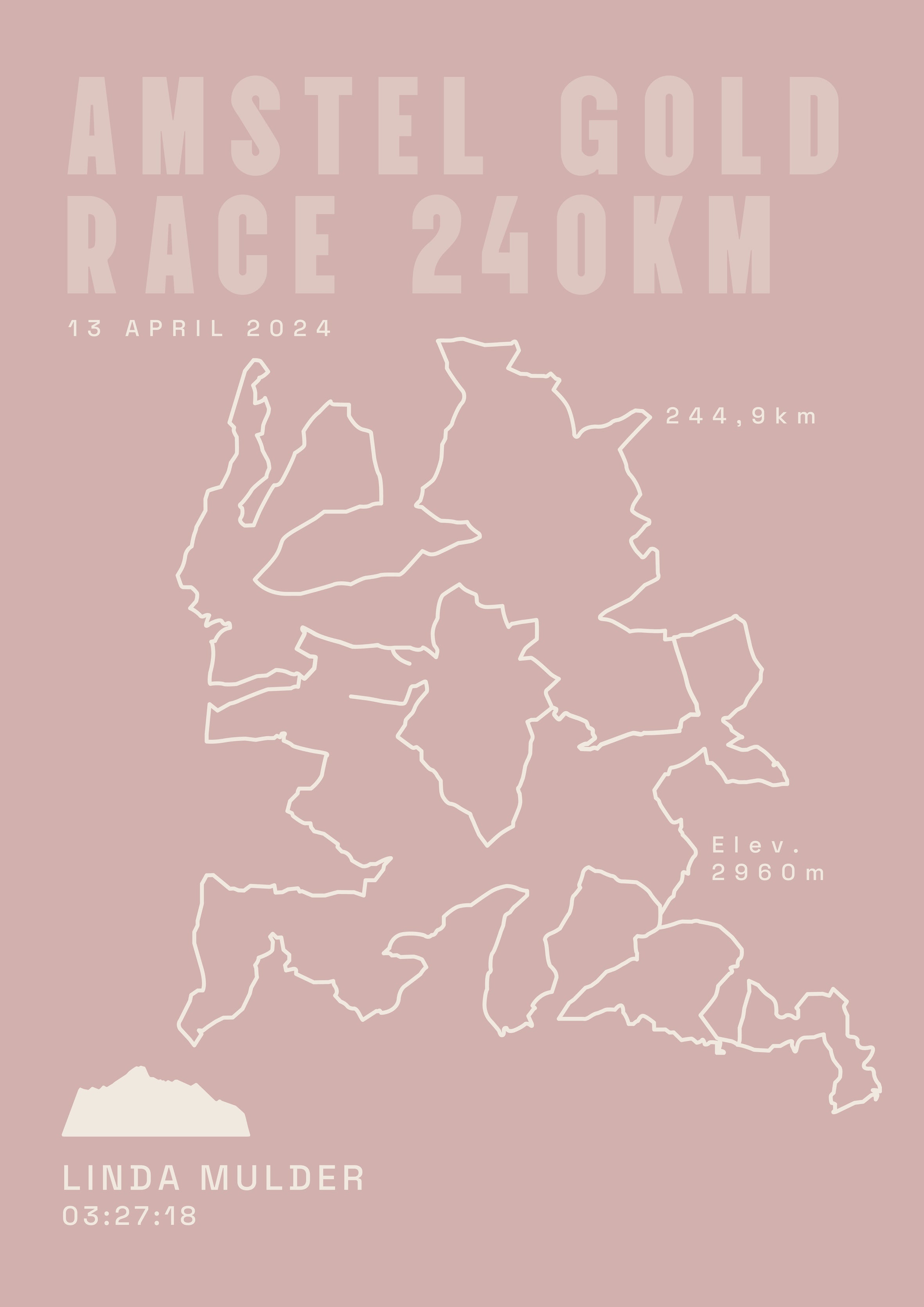 Amstel Gold Race 2024 - Classic Solid - Poster