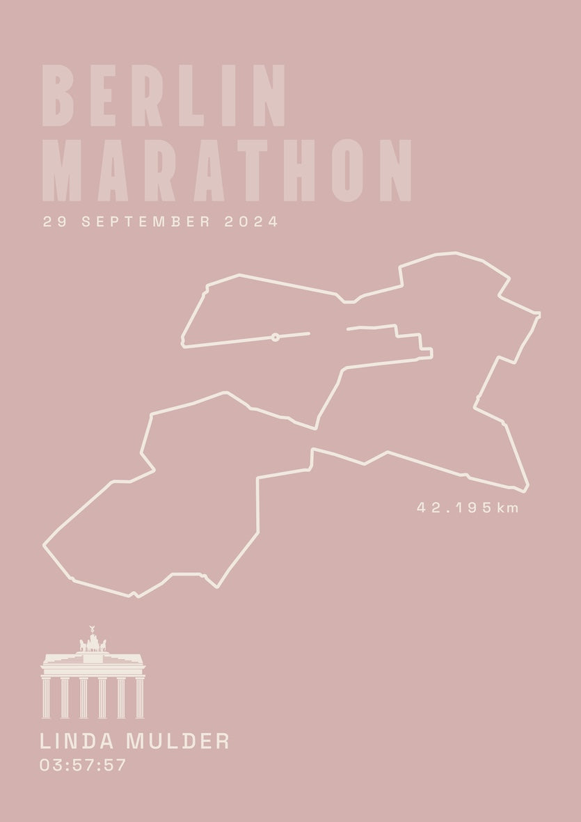 Berlijn Marathon 2025 I Classic Solid I Poster