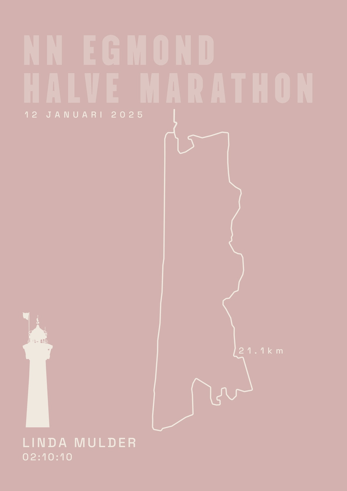 NN Egmond Halve Marathon I Classic Solid I Poster