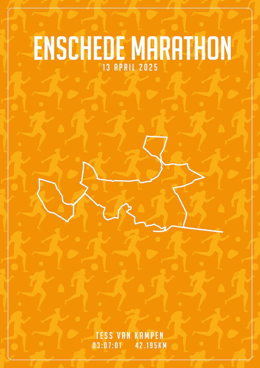 Enschede Marathon 2025 I Limited Edition I Poster