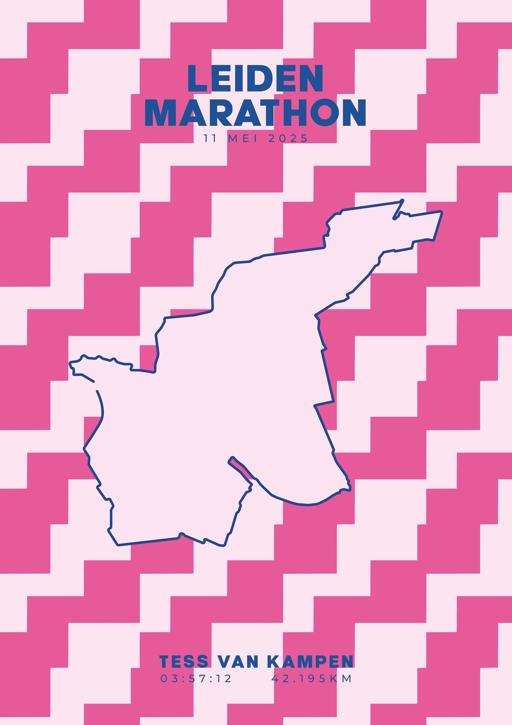 Leiden Marathon 2025 I Limited Edition I Poster