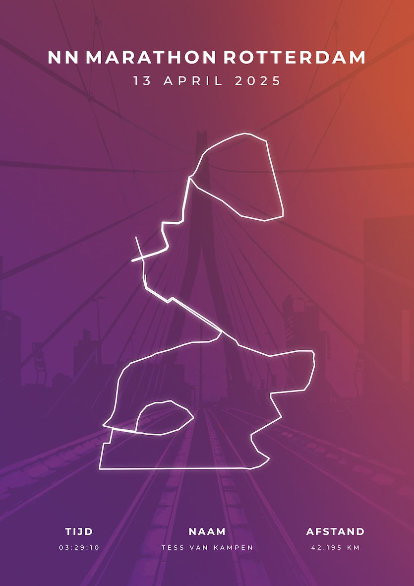 Marathon Rotterdam 2025 I Limited Edition I Poster