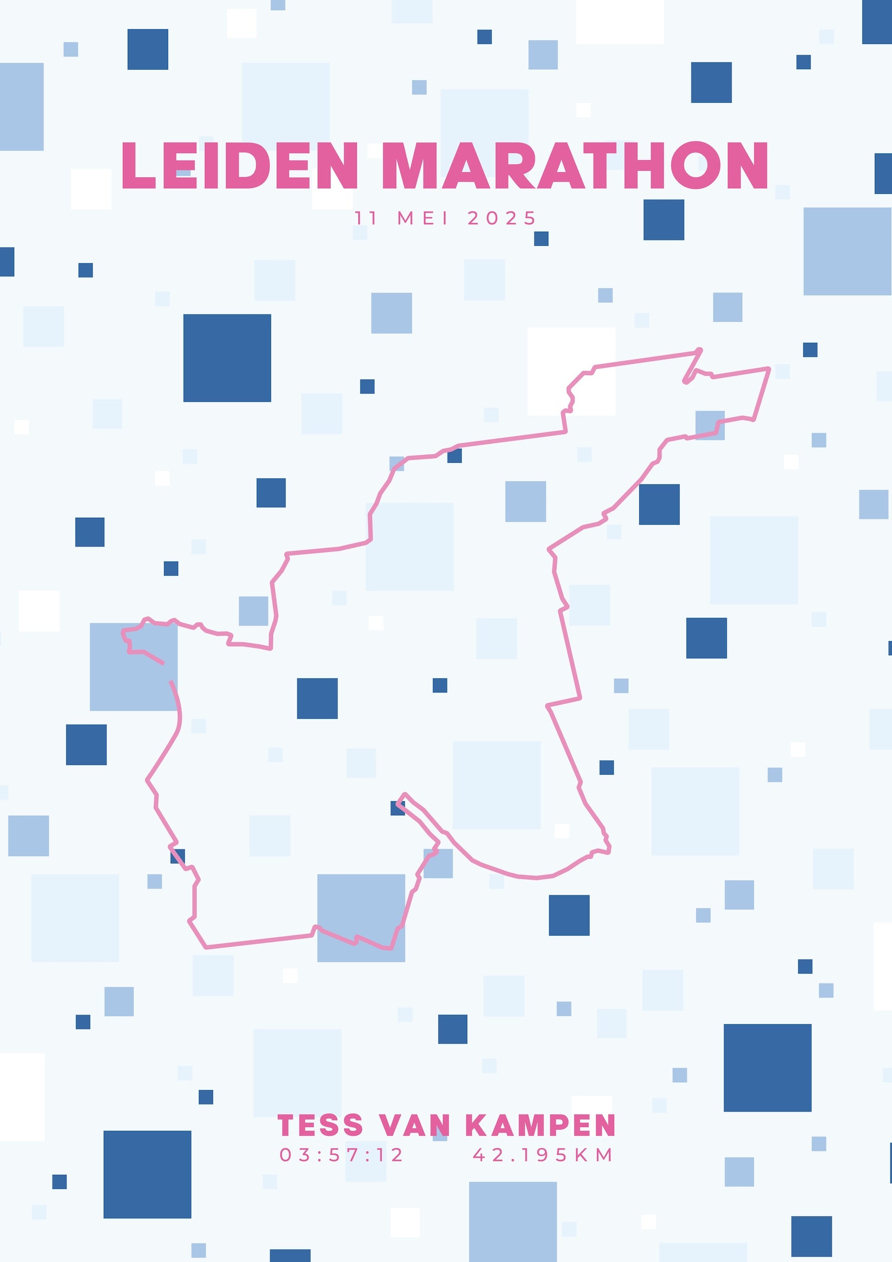 Leiden Marathon 2025 I Limited Edition I Poster