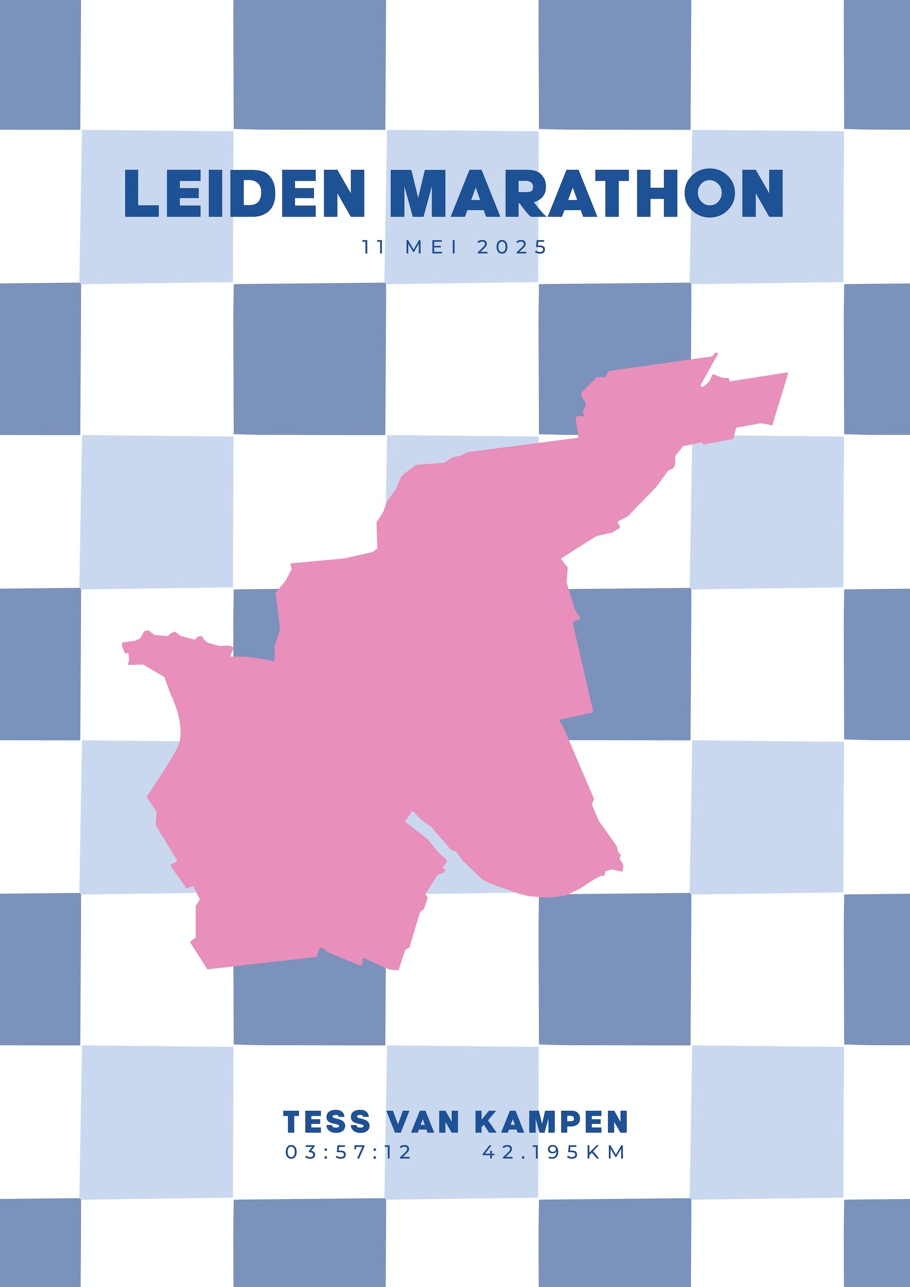 Leiden Marathon 2025 I Limited Edition I Poster