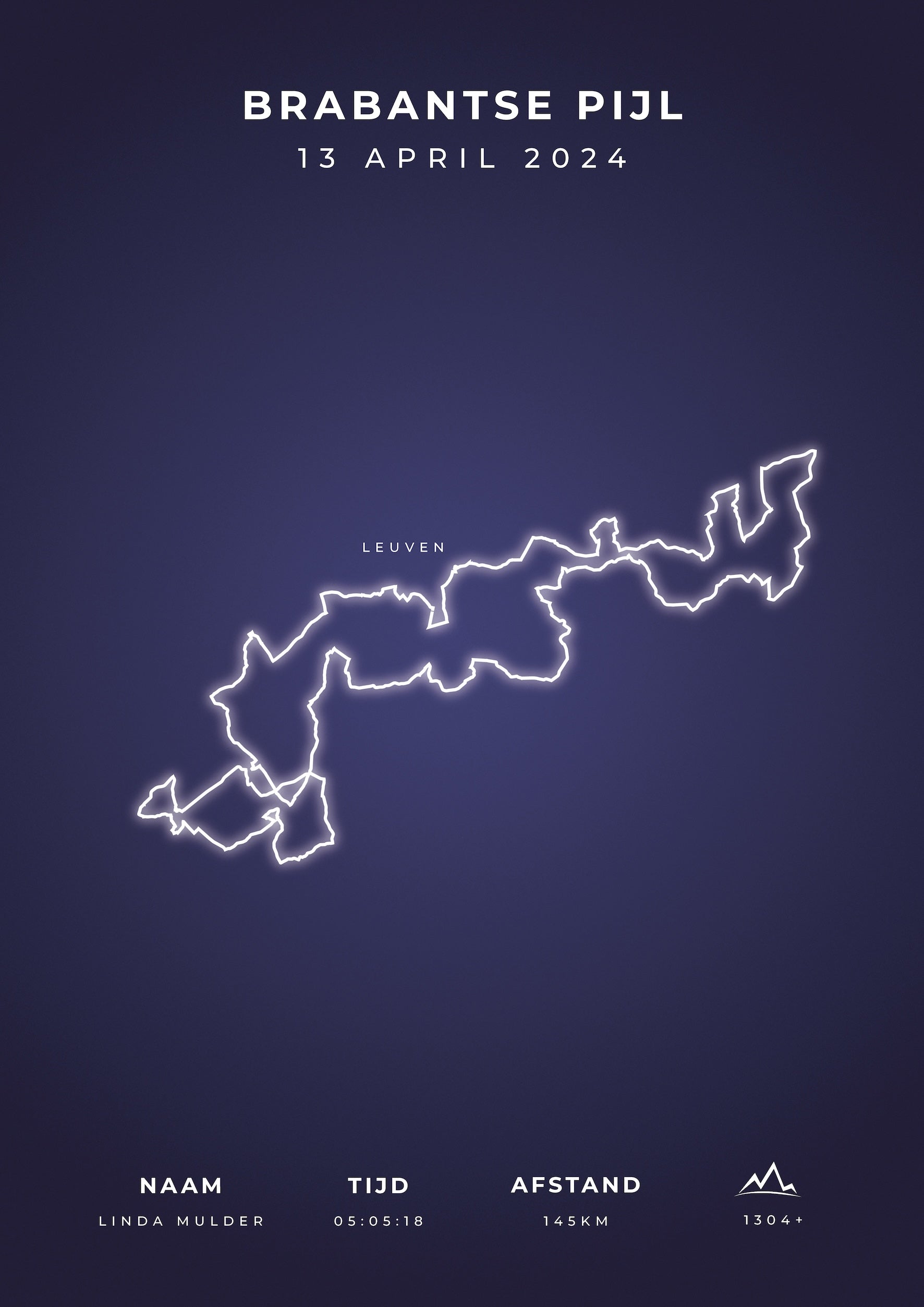 Brabantse Pijl I Modern Citymap I Poster