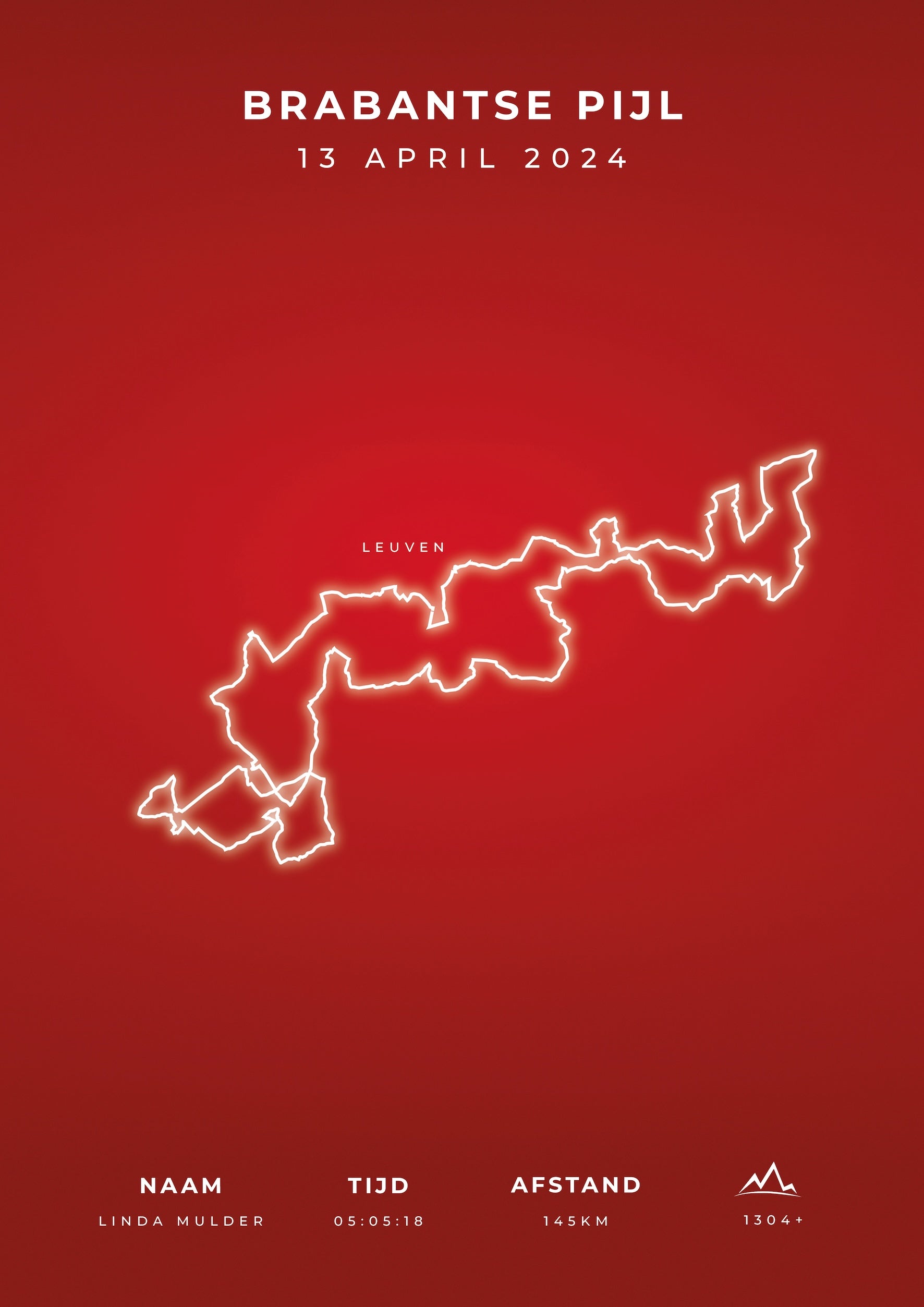 Brabantse Pijl I Modern Citymap I Poster