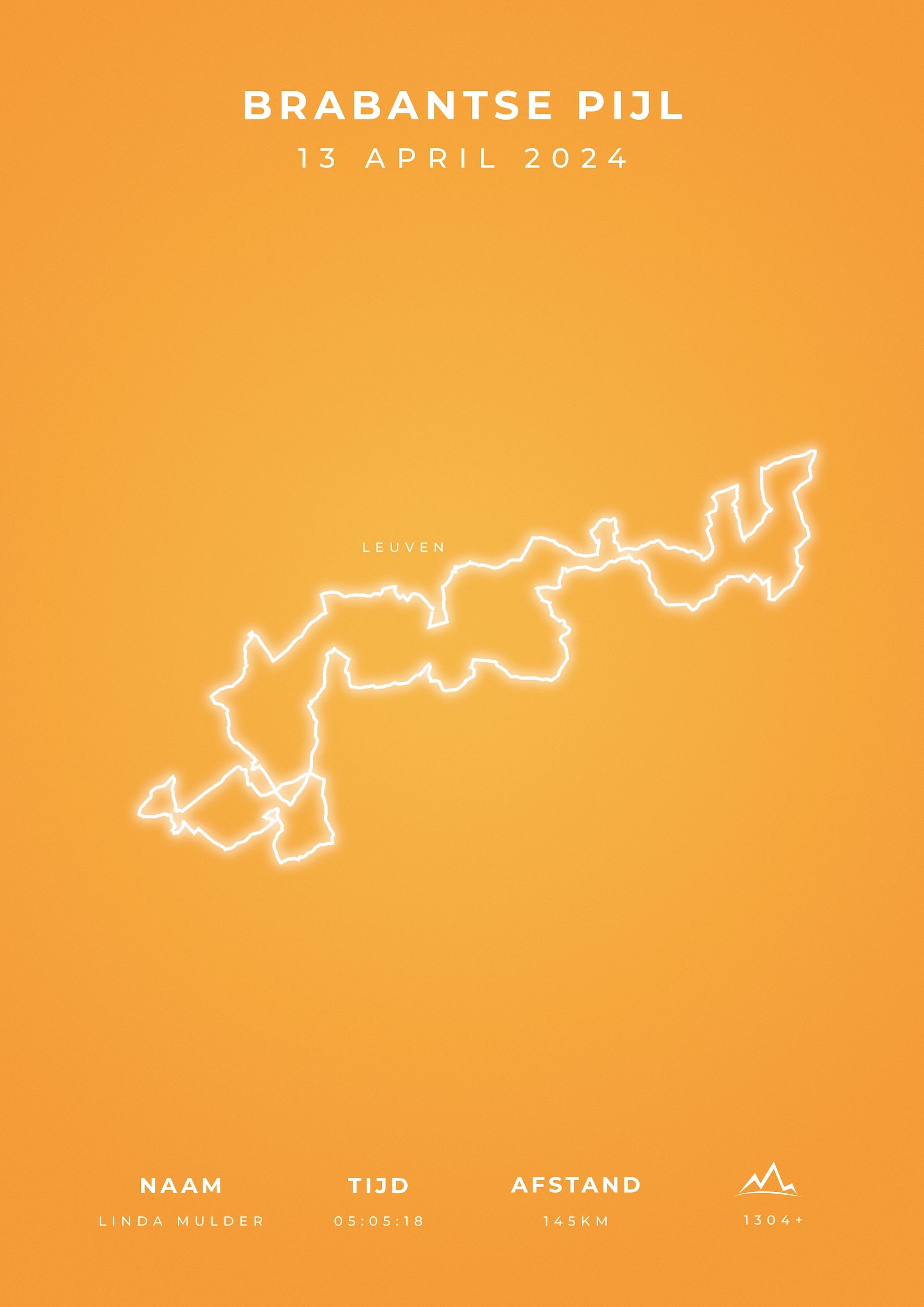 Brabantse Pijl I Modern Citymap I Poster