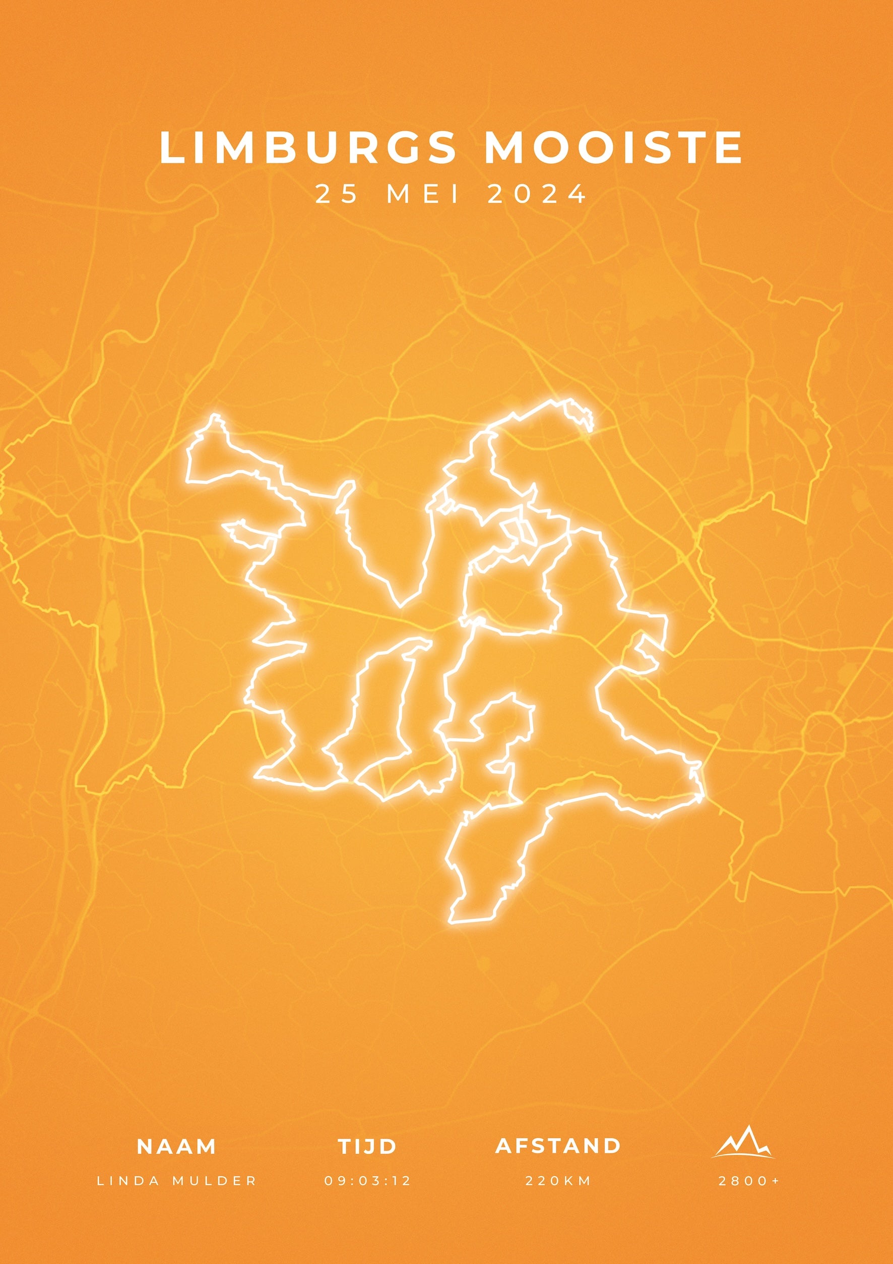 Limburgs Mooiste - Modern Citymap - Poster