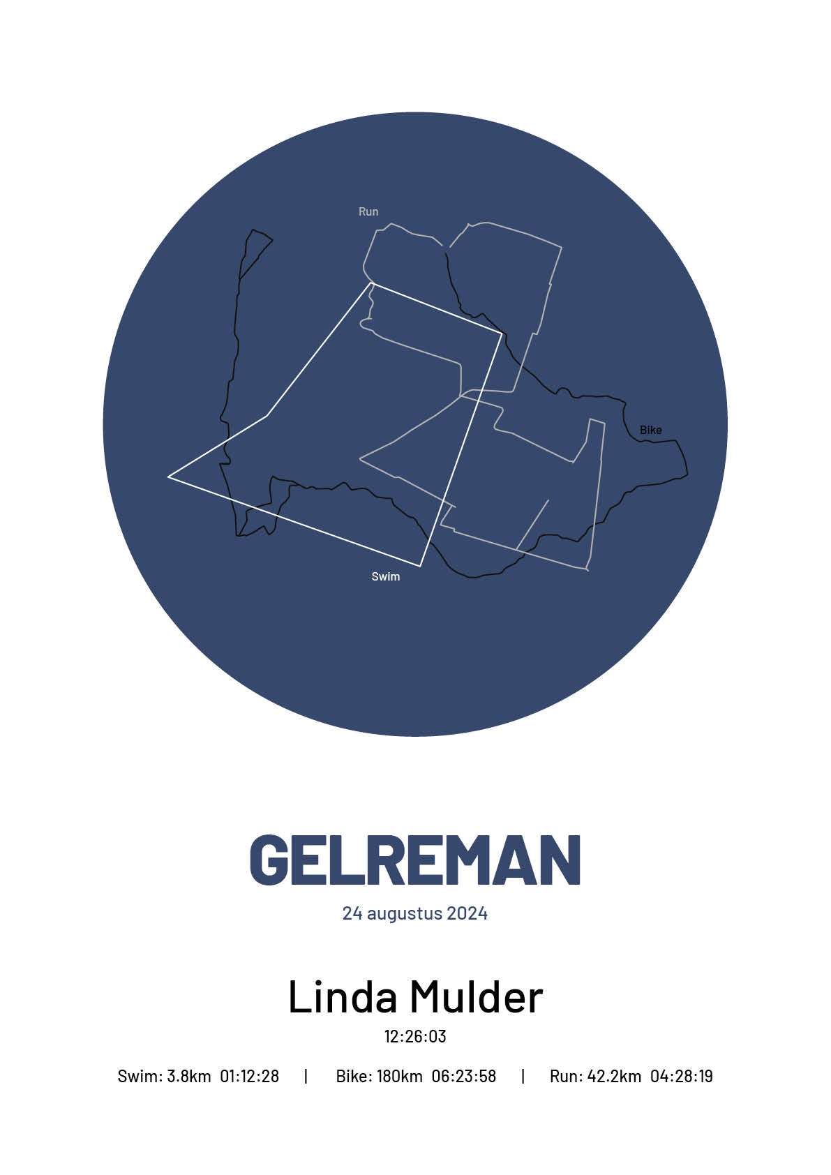 Poster met naam I Gelreman 2025 I Simply Stylish