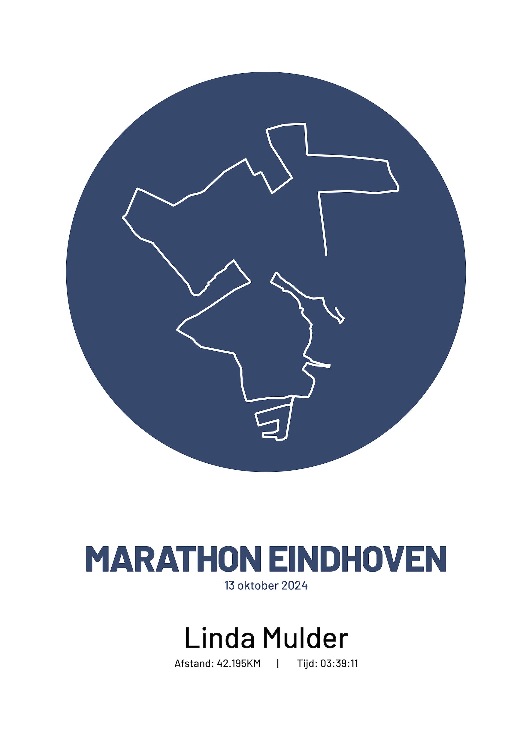 Marathon Eindhoven I Simply Stylish I Poster