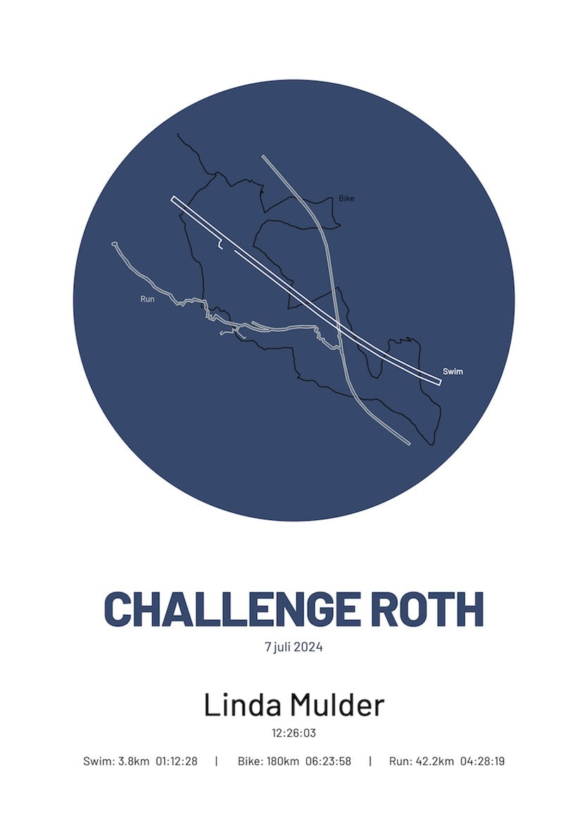 Challenge Roth 2024 - Simply Stylish - Poster